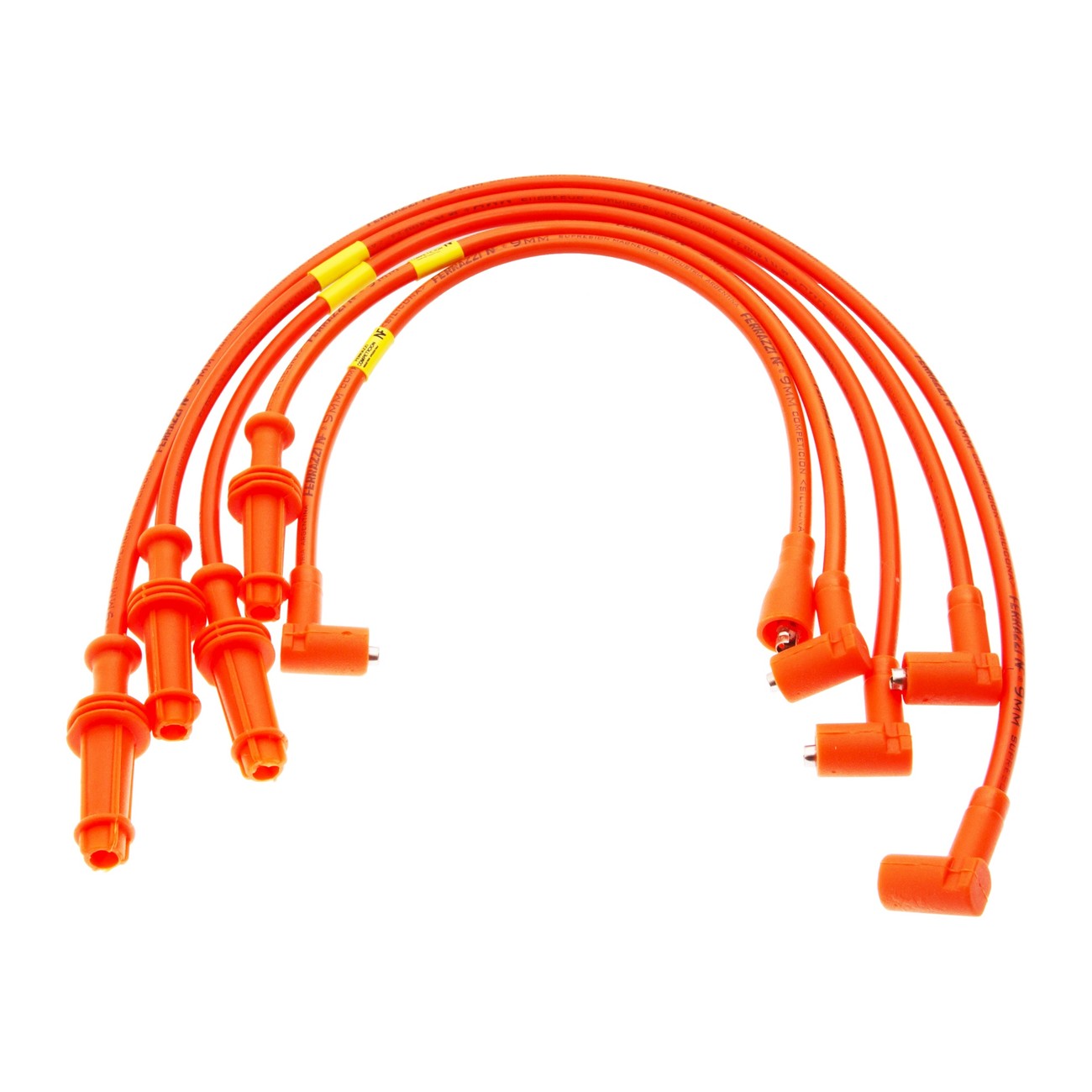 Juego Cables Bujia Ferrazzi Competicion 9mm Citroen Lna 1.1 Naranja