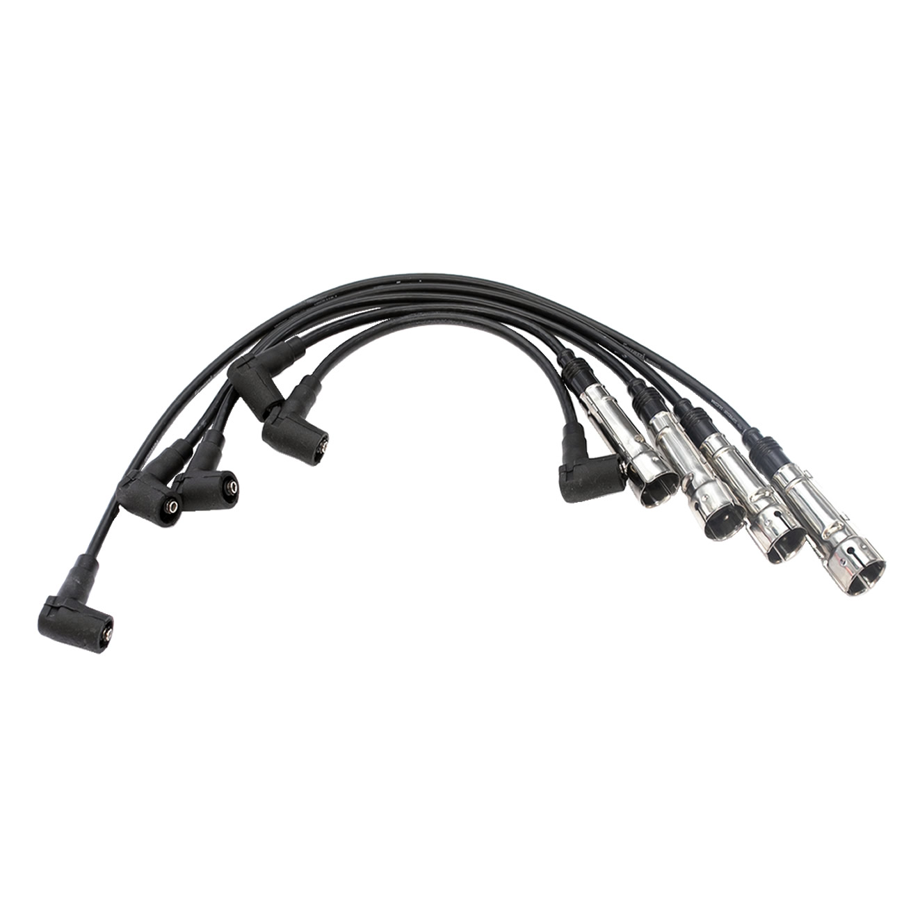 Juego Cables Bujia Ferrazzi Superior Silicona Volkswagen Gol 1.0 8v Negro
