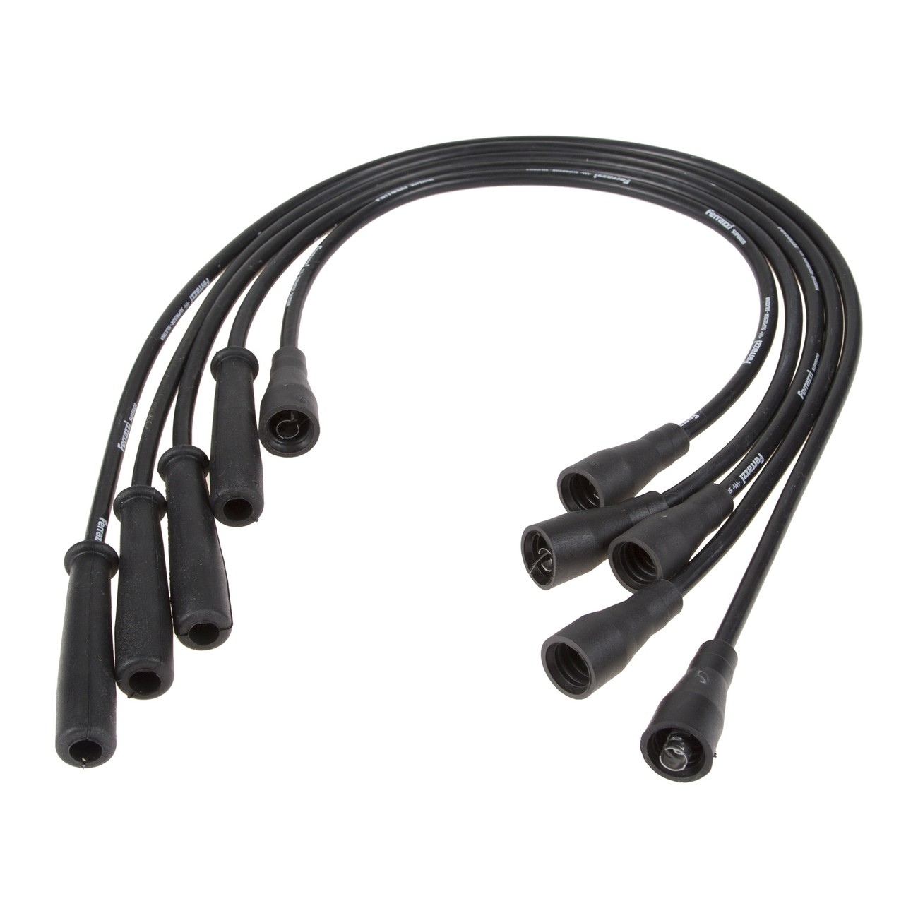 Juego Cables Bujia Ferrazzi Superior Silicona Ford Sierra 1.6 Negro