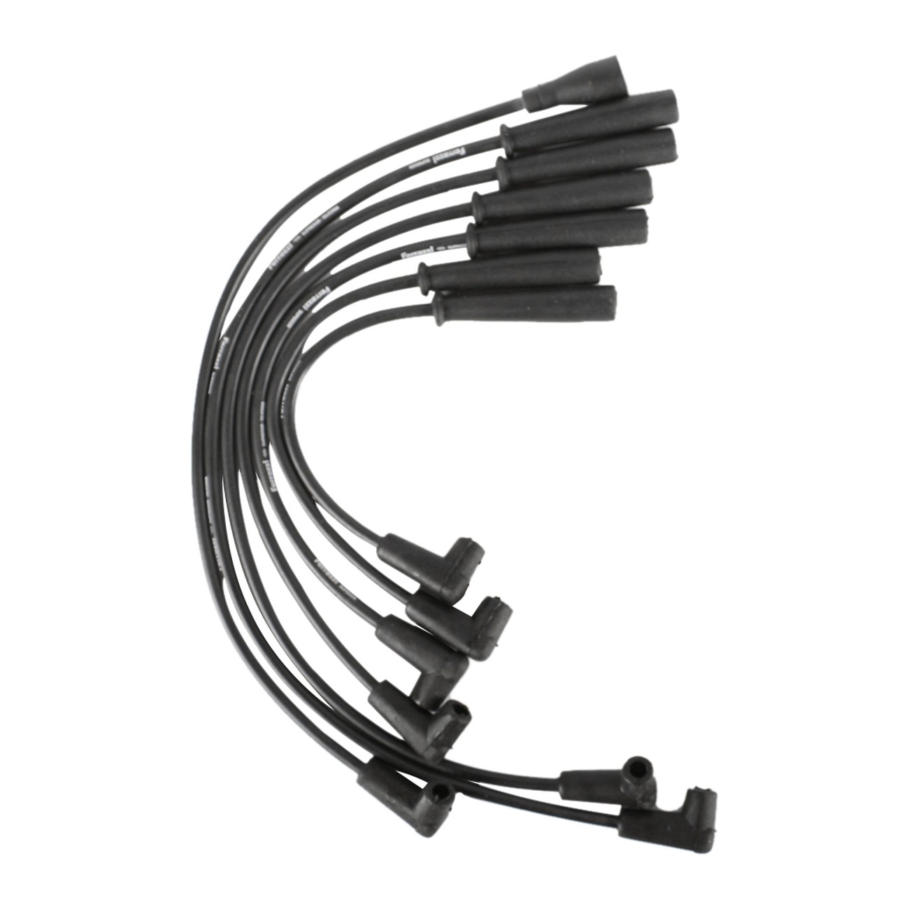Juego Cables Bujia Ferrazzi Superior Silicona Ford Falcon 3.6 Negro