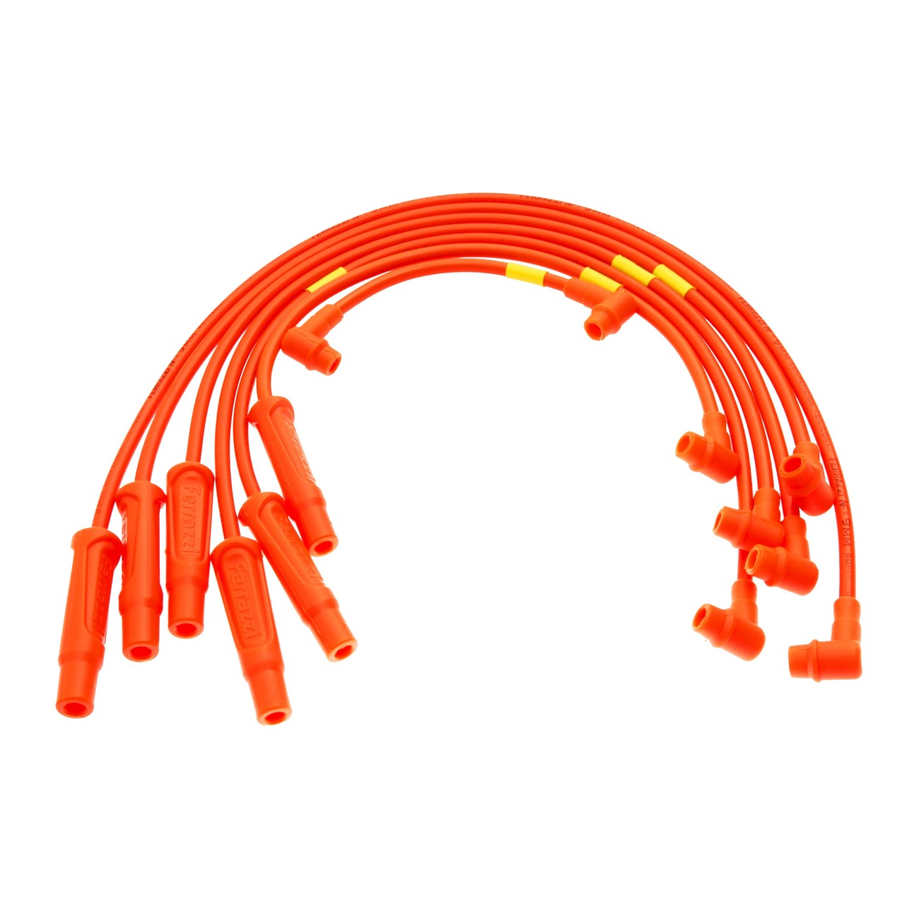 Juego Cables Bujia Ferrazzi Competicion 9mm Ford Aerostar 3.0 Naranja