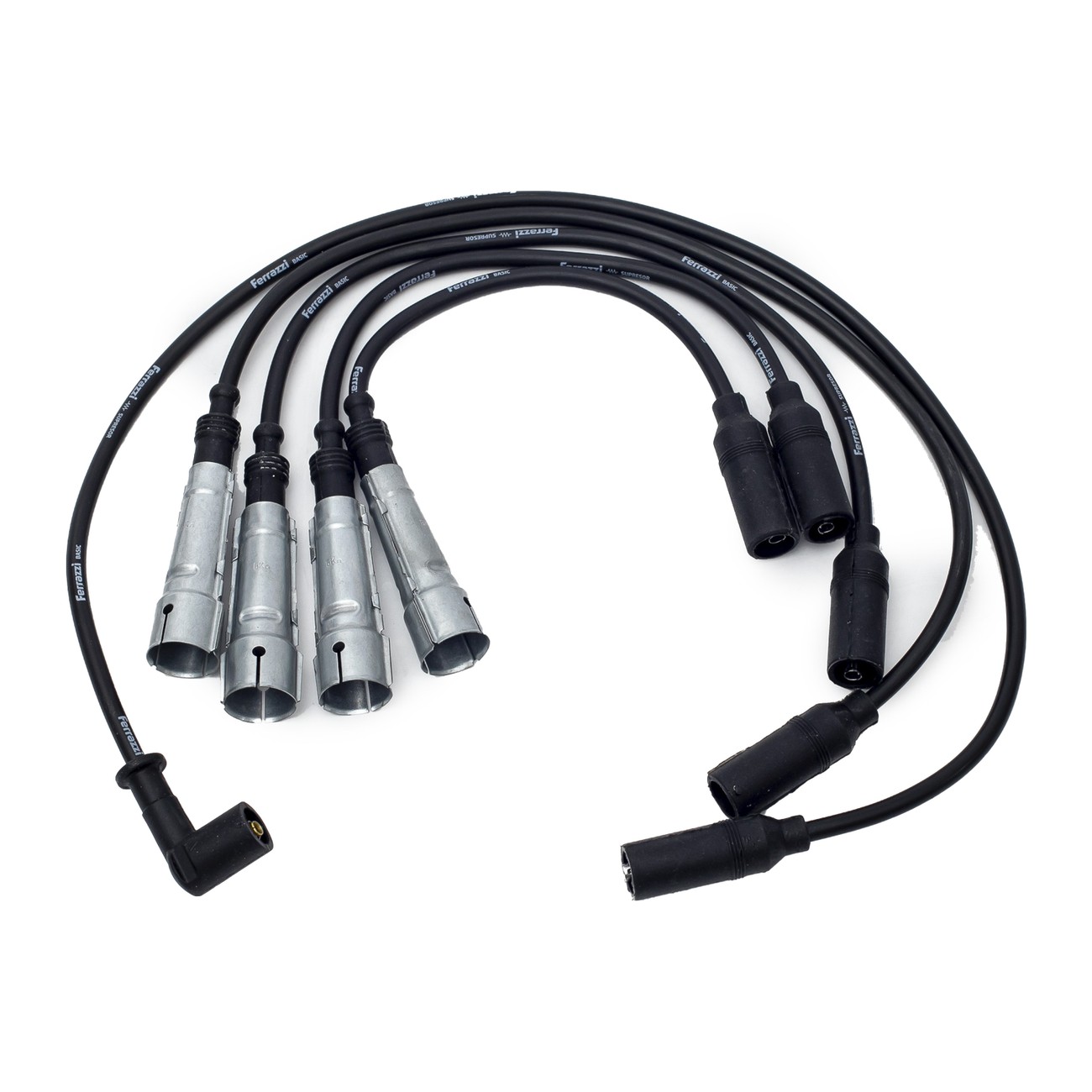 Juego Cables Bujia Ferrazzi Basic Ford Orion 1.6 Negro