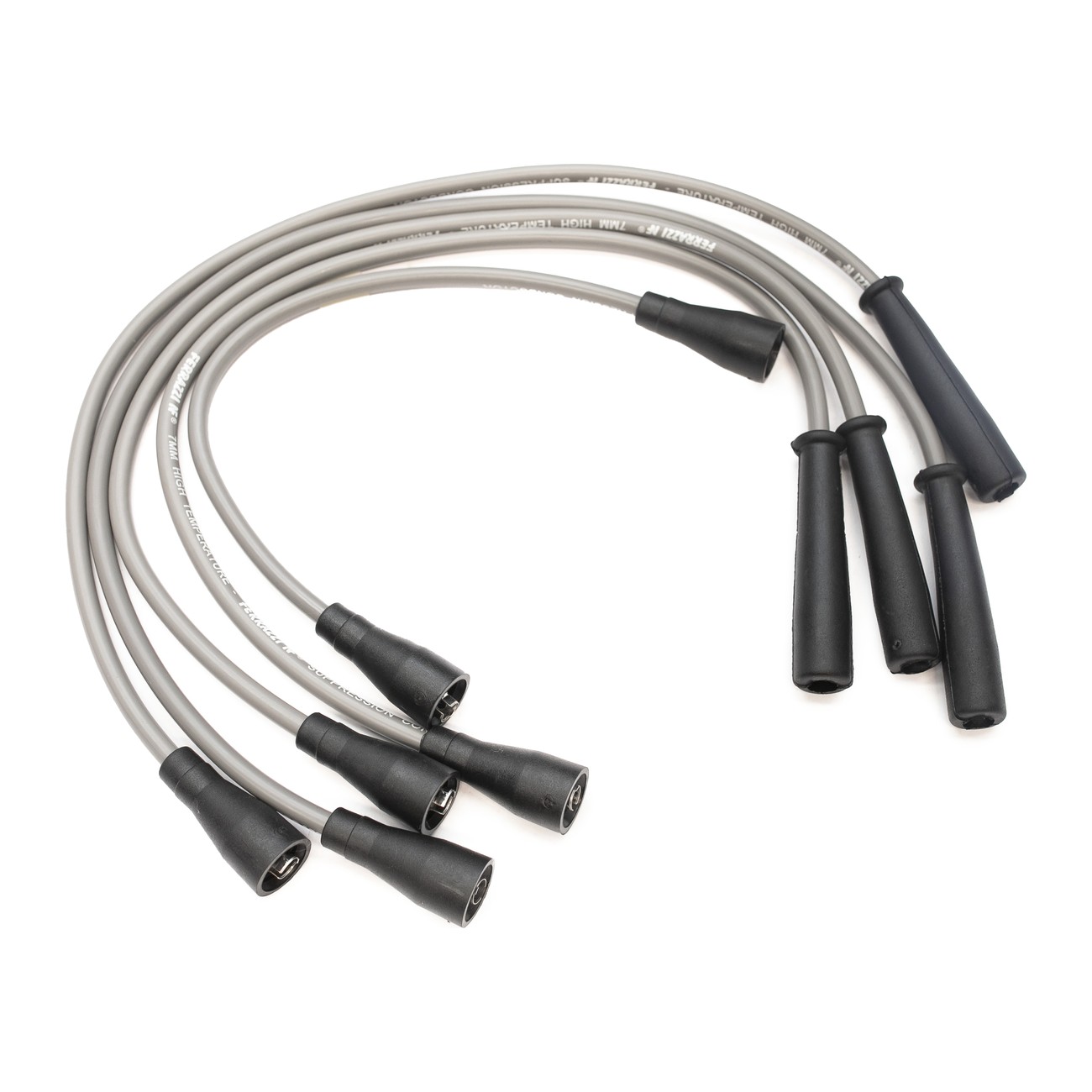 Juego Cables Bujia Ferrazzi Basic Fiat 1500 / 1600 1.5 Negro