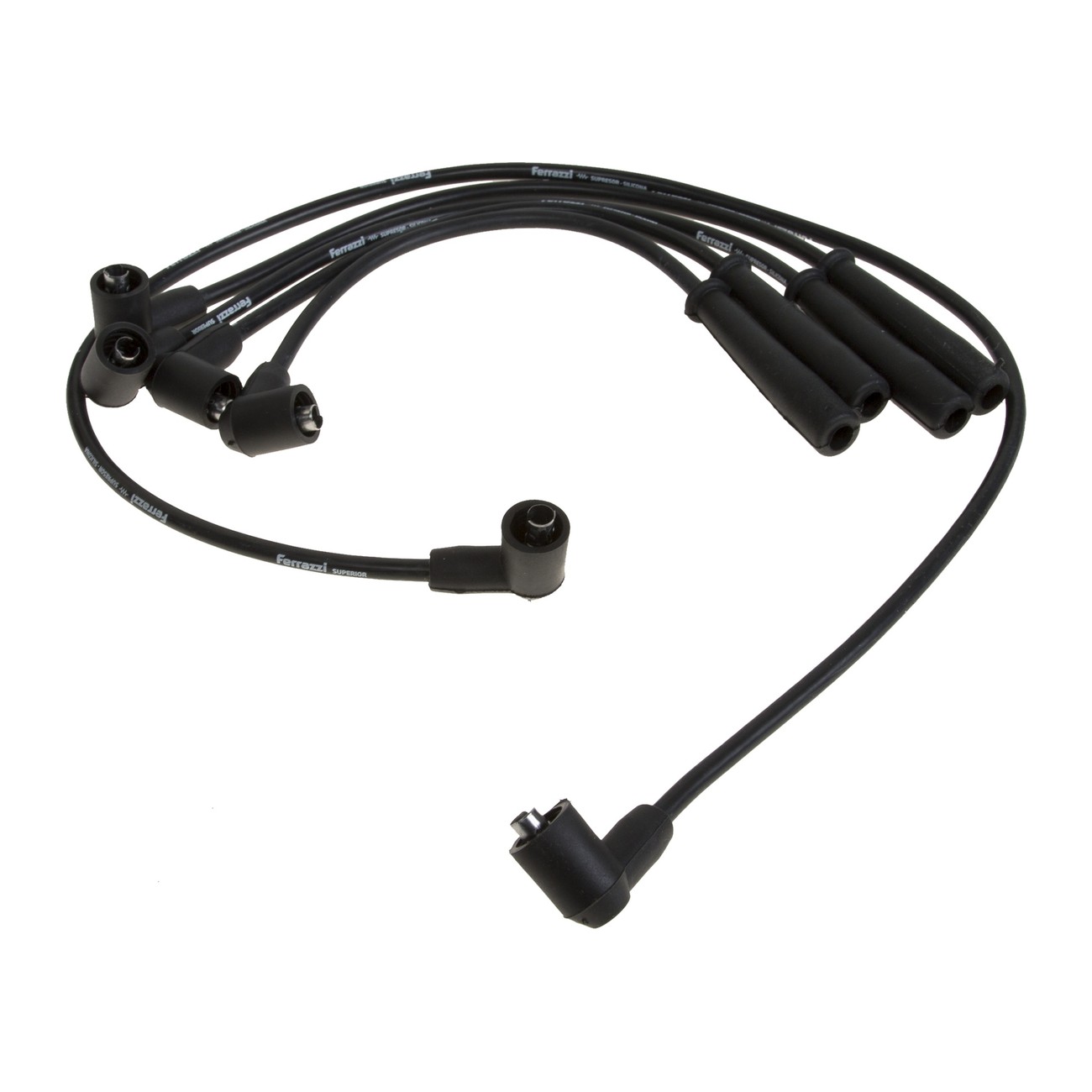 Juego Cables Bujia Ferrazzi Superior Silicona Renault 19 1.6 8v Negro