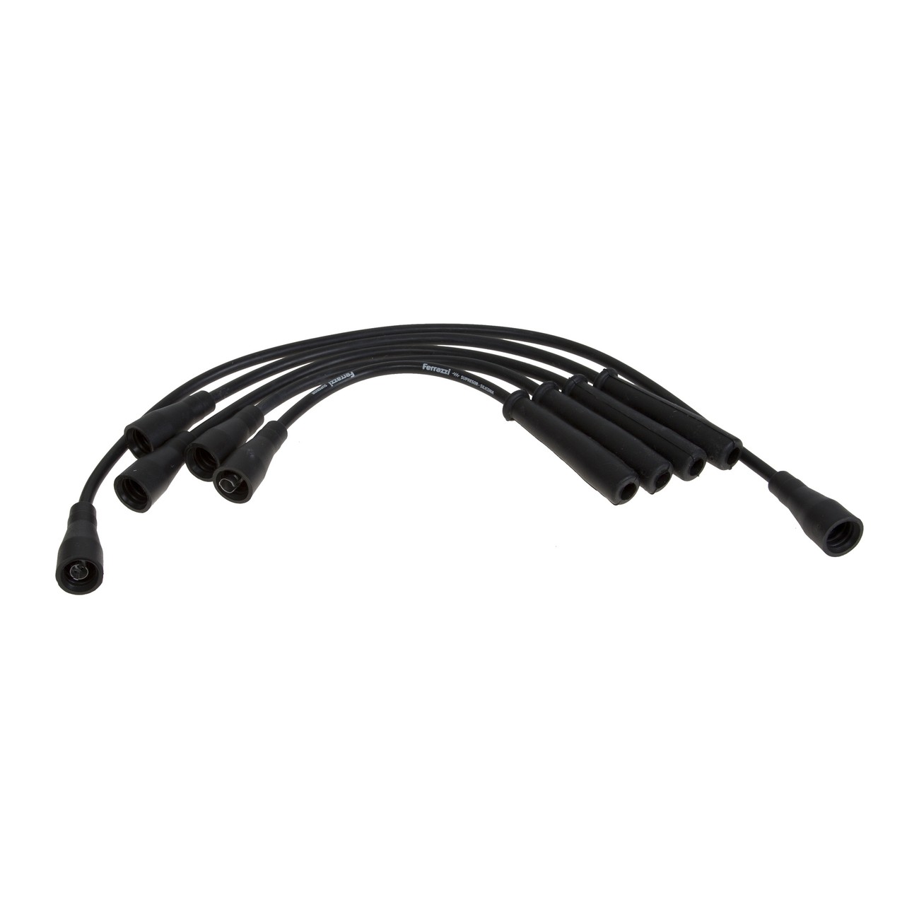 Juego Cables Bujia Ferrazzi Basic Renault 12 1.3 18 1.4 1.6 4l 0.8 6 1.1 Gordini 0.8 Negro
