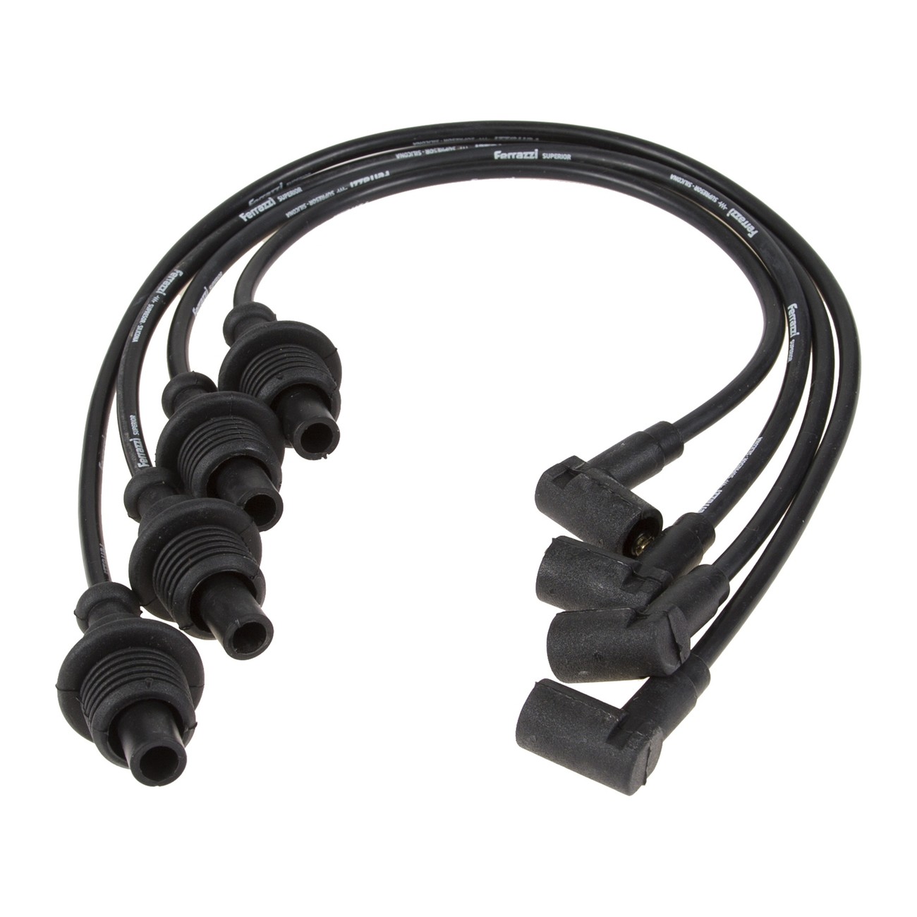 Juego Cables Bujia Ferrazzi Superior Silicona Citroen Berlingo 1.8 Zx 1.8 Negro