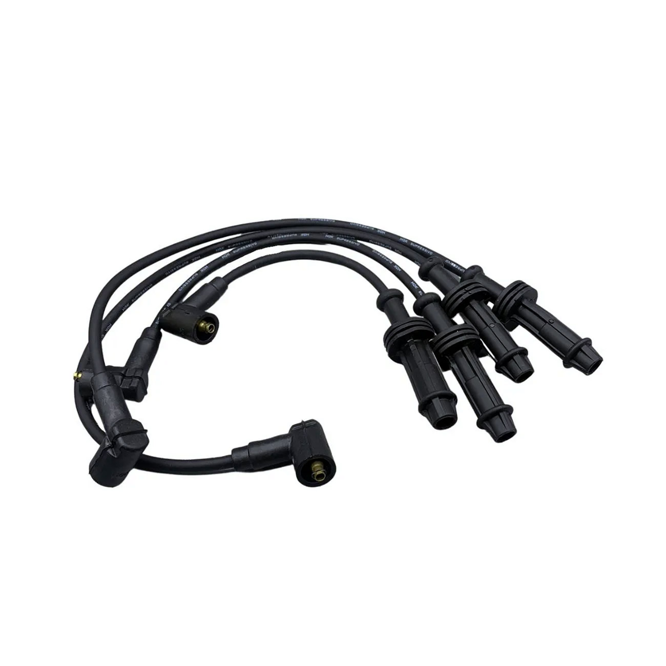 Juego Cables Bujia Ferrazzi Superior Silicona Citroen Ax 1.4 Saxo 1.1 1.4 Negro