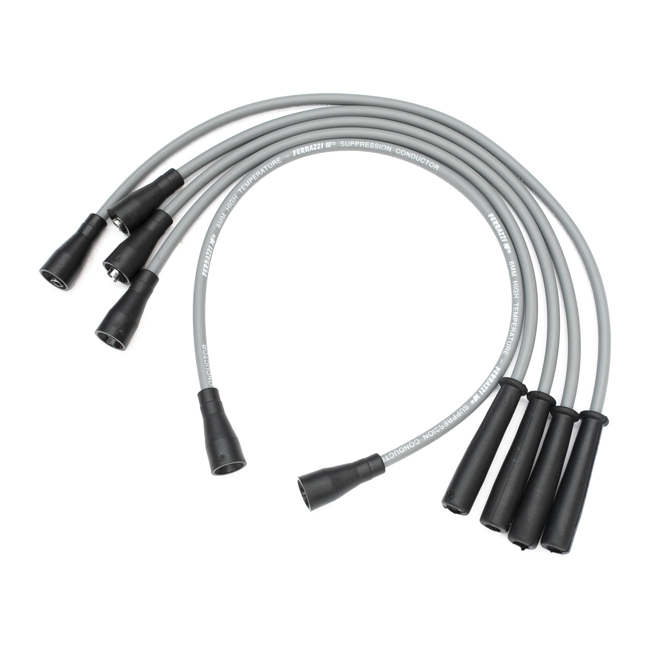 Juego Cables Bujia Ferrazzi Superior Silicona Lada Laika 1.5 Negro