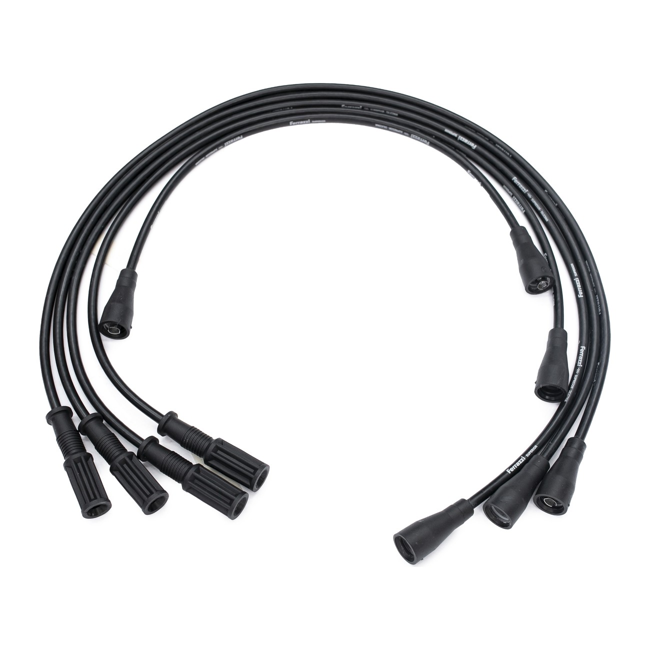 Juego Cables Bujia Ferrazzi Superior Silicona Mitsubishi Lancer 1.6 Negro