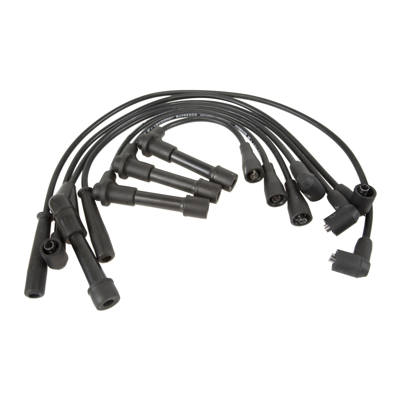 Juego Cables Bujia Ferrazzi Superior Silicona Nissan 300 Zx 3.0 Pathfinder 3.0 Negro