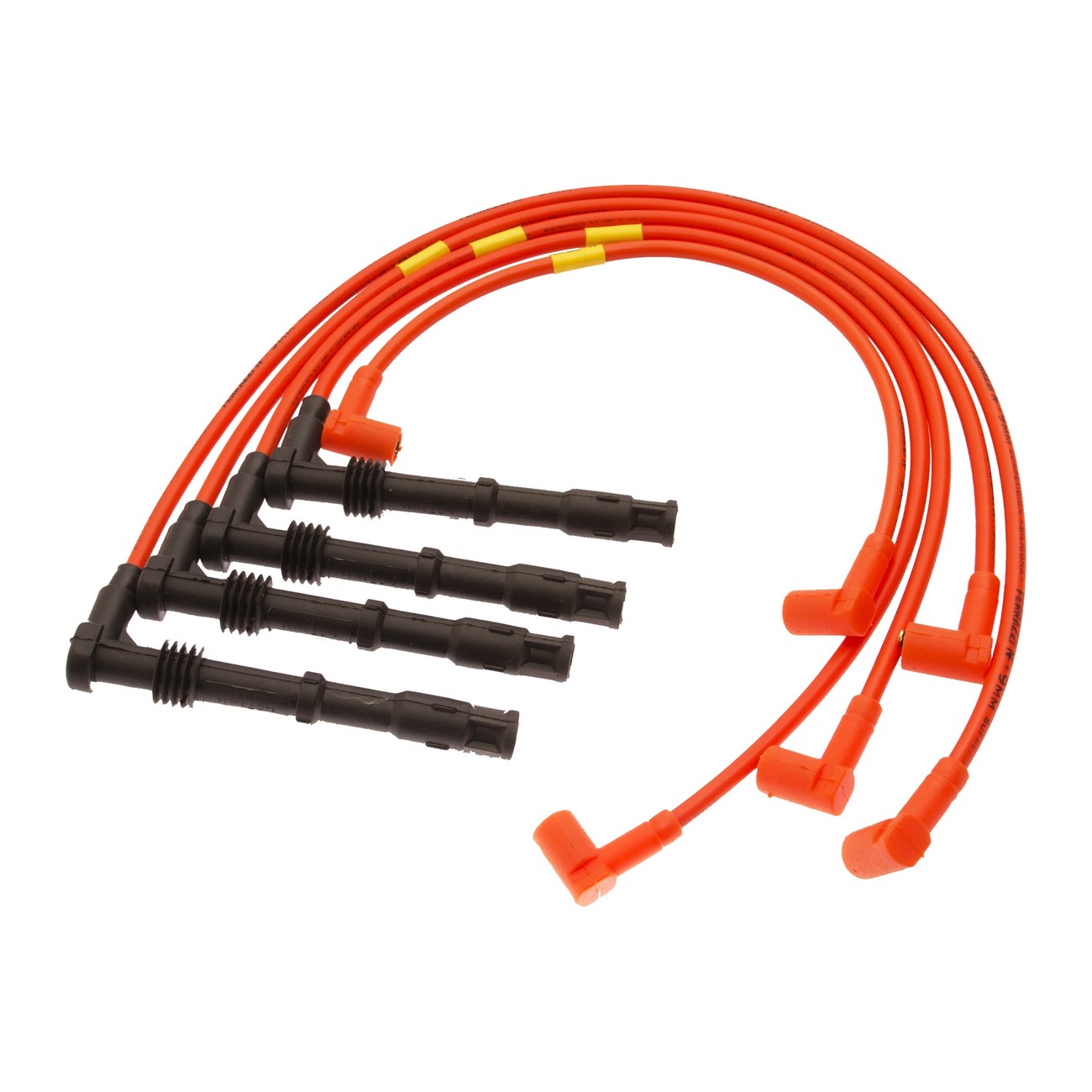 Juego Cables Bujia Ferrazzi Competicion 9mm Seat Ibiza 2.0 16v Naranja