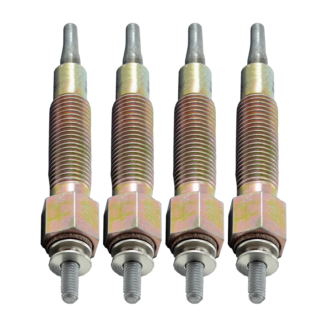 Kit 4 Bujias Precalentamiento Royaltek Nissan Pick Up 2.5 D 2.5 Td Terrano 2 2.7 Td 2.7 Tdi