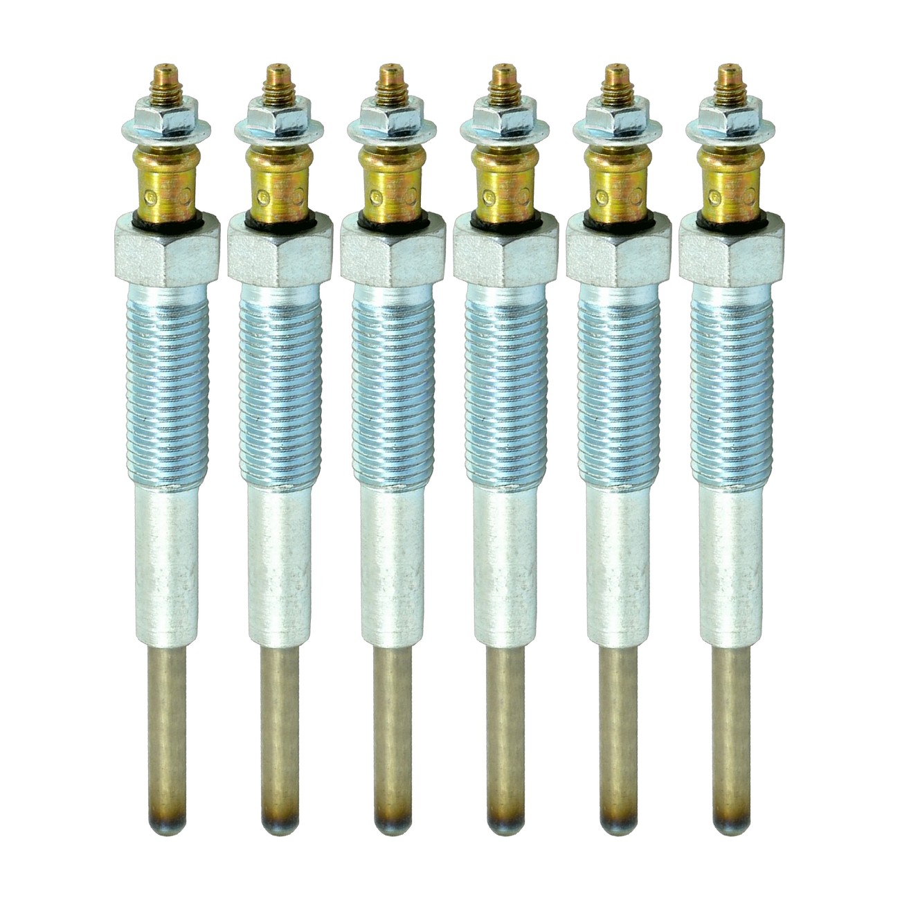 Kit 6 Bujias Precalentamiento Royaltek Toyota Land Cruiser 4.2 D 4.2 Td