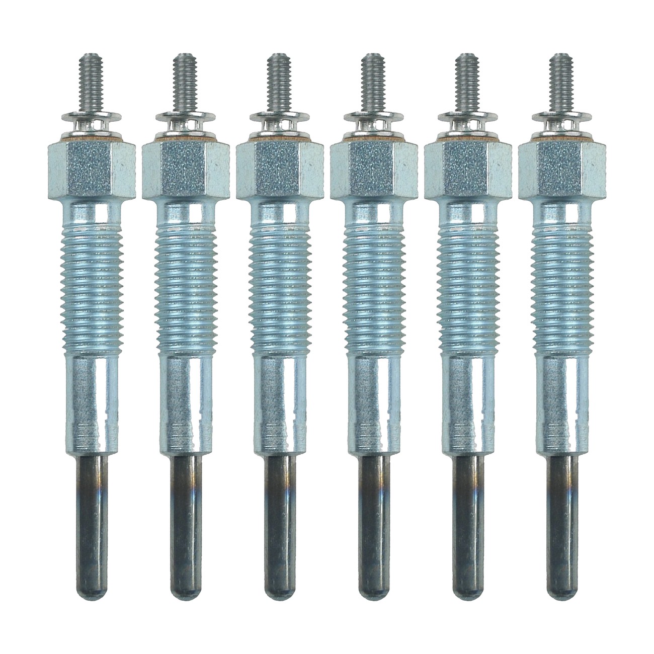 Kit 6 Bujias Precalentamiento Royaltek Toyota Coaster 4.2 D Land Cruiser 4.2 D
