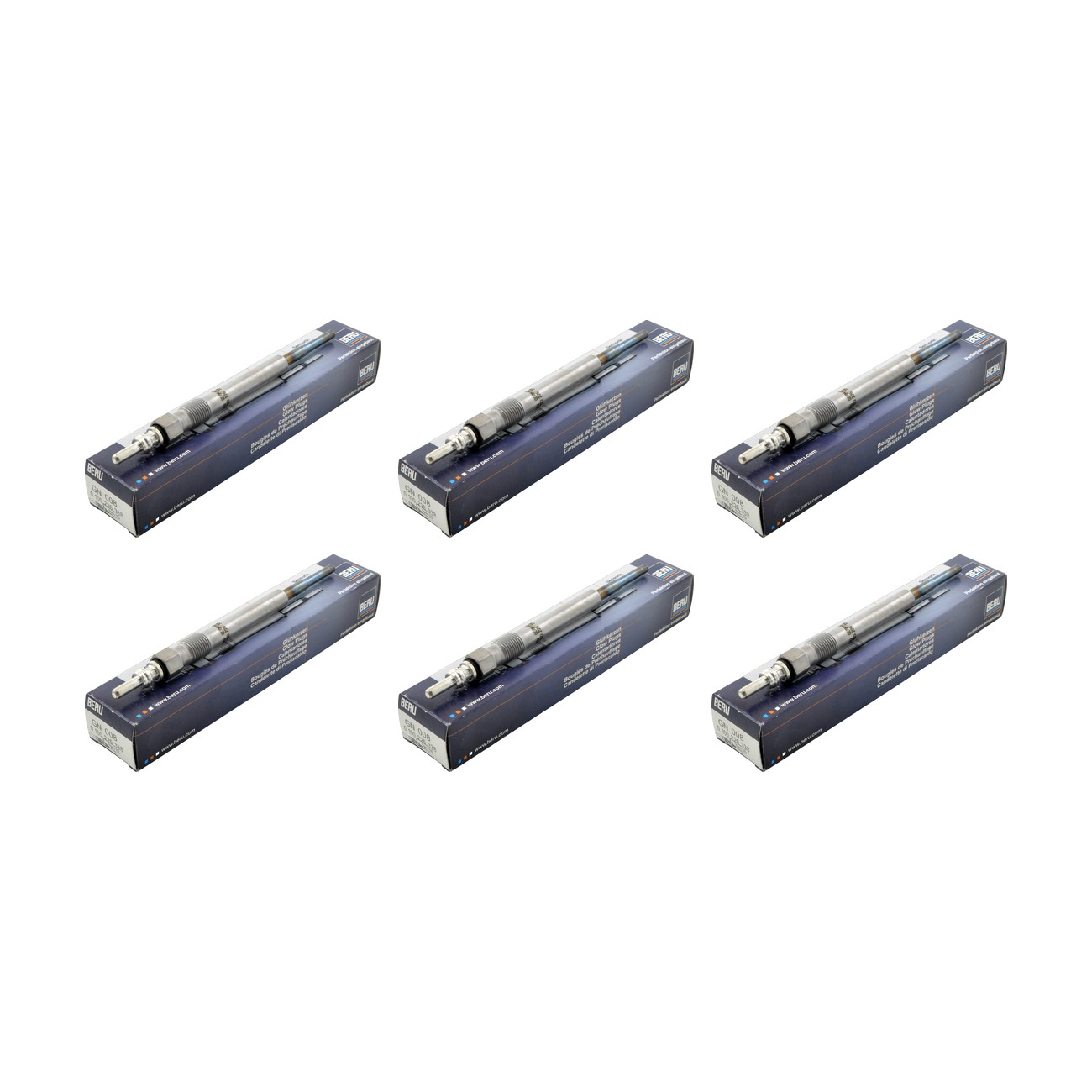 Kit 6 Bujias Precalentamiento Beru Volkswagen Passat 2.5 Tdi