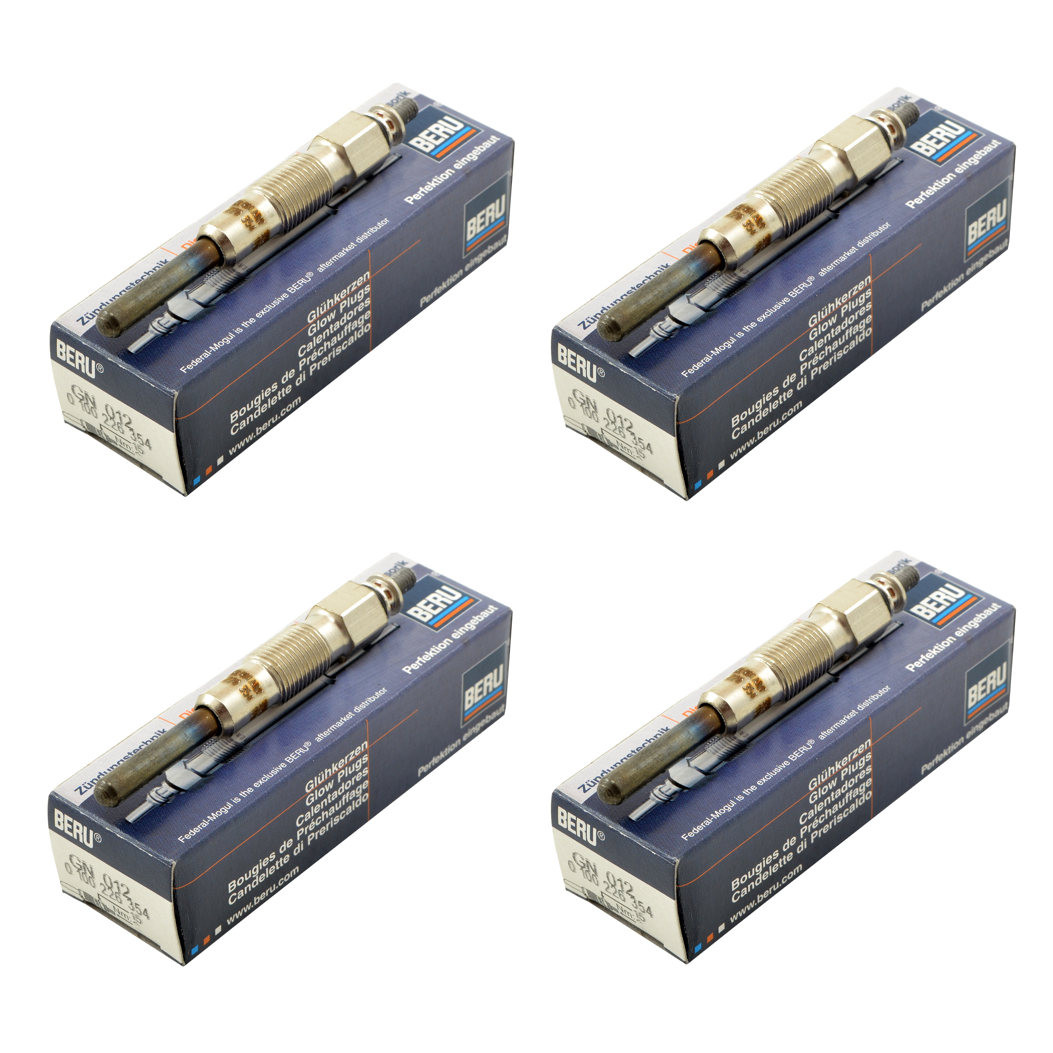 Kit Bujias X 4 Citroen Jumper  Peugeot Boxer 2.8 Hdi