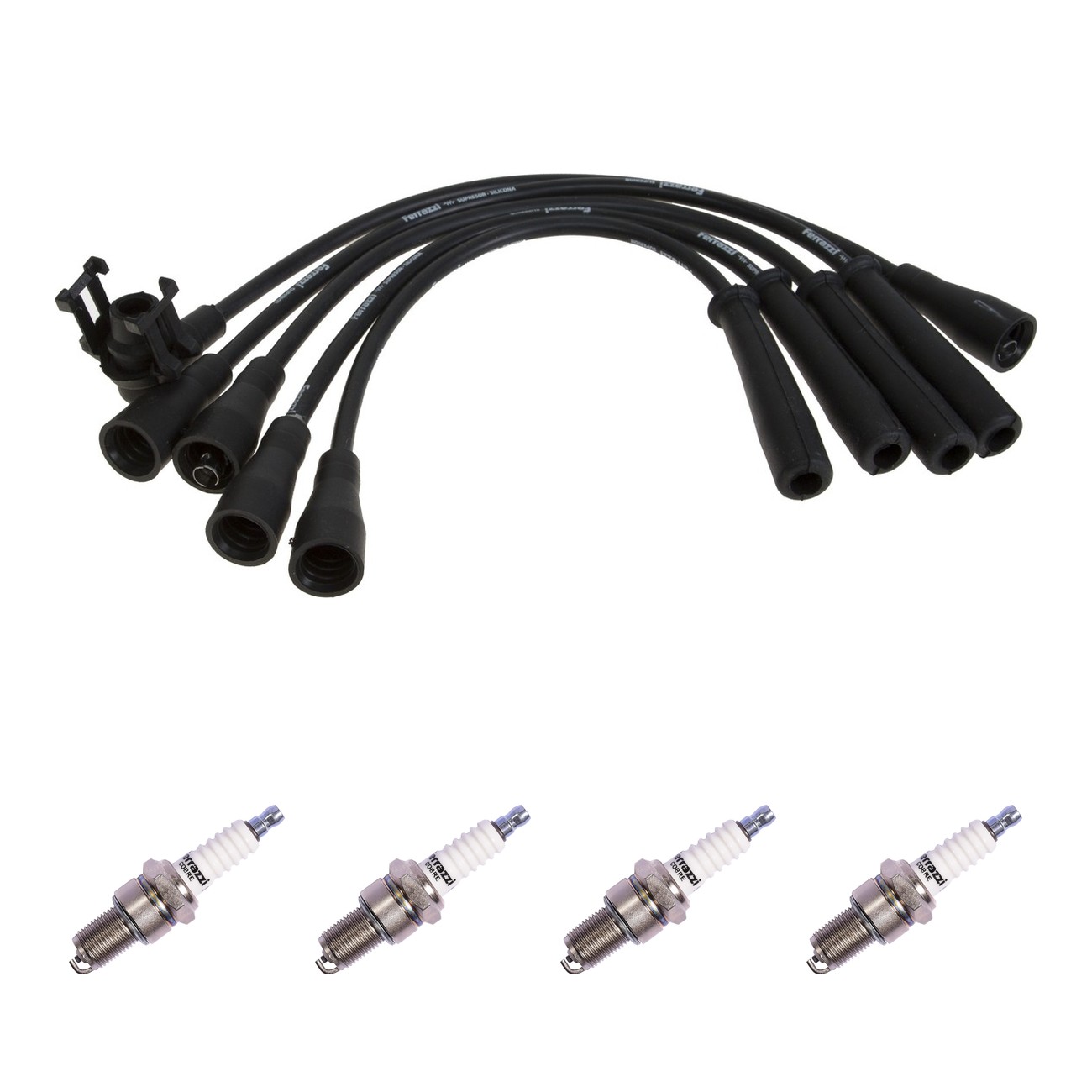 Kit Cables Y Bujias Ferrazzi Superior Renault Twingo 1.2 8v Negro