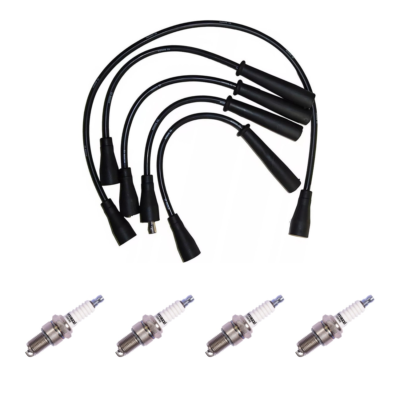 Kit Cables Y Bujias Ferrazzi Superior Renault Trafic 1.4 8v Negro