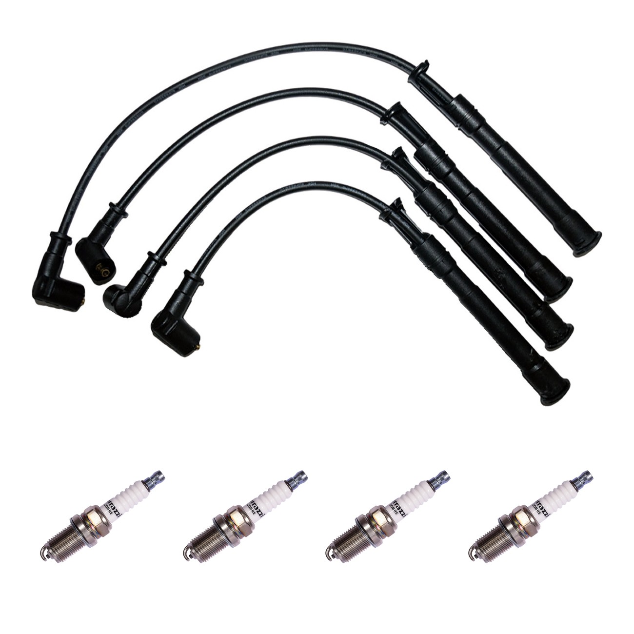 Kit Cables Y Bujias Ferrazzi Superior Renault Twingo 1.2 8v Negro
