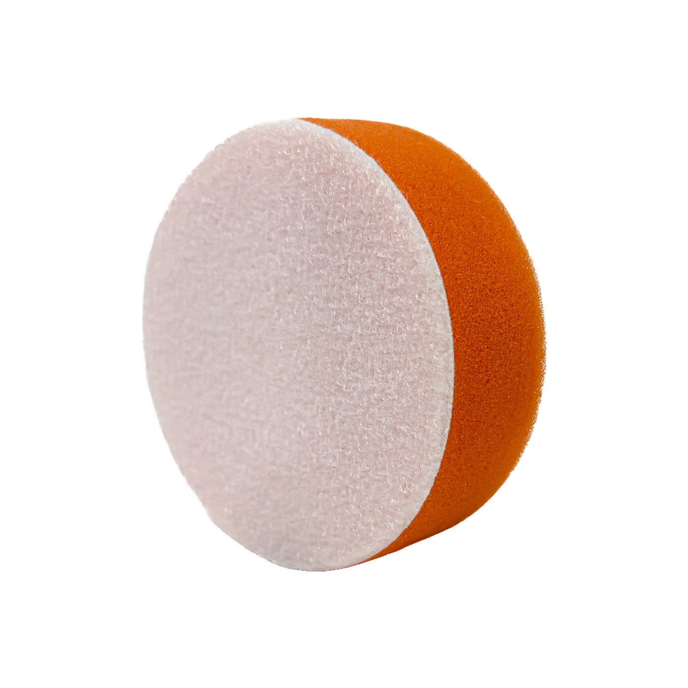 Esponja Pad De Pulido 3 Pulgadas Naranja Con Velcro Para Pulidora Y Taladro Detailing Auto Crocos