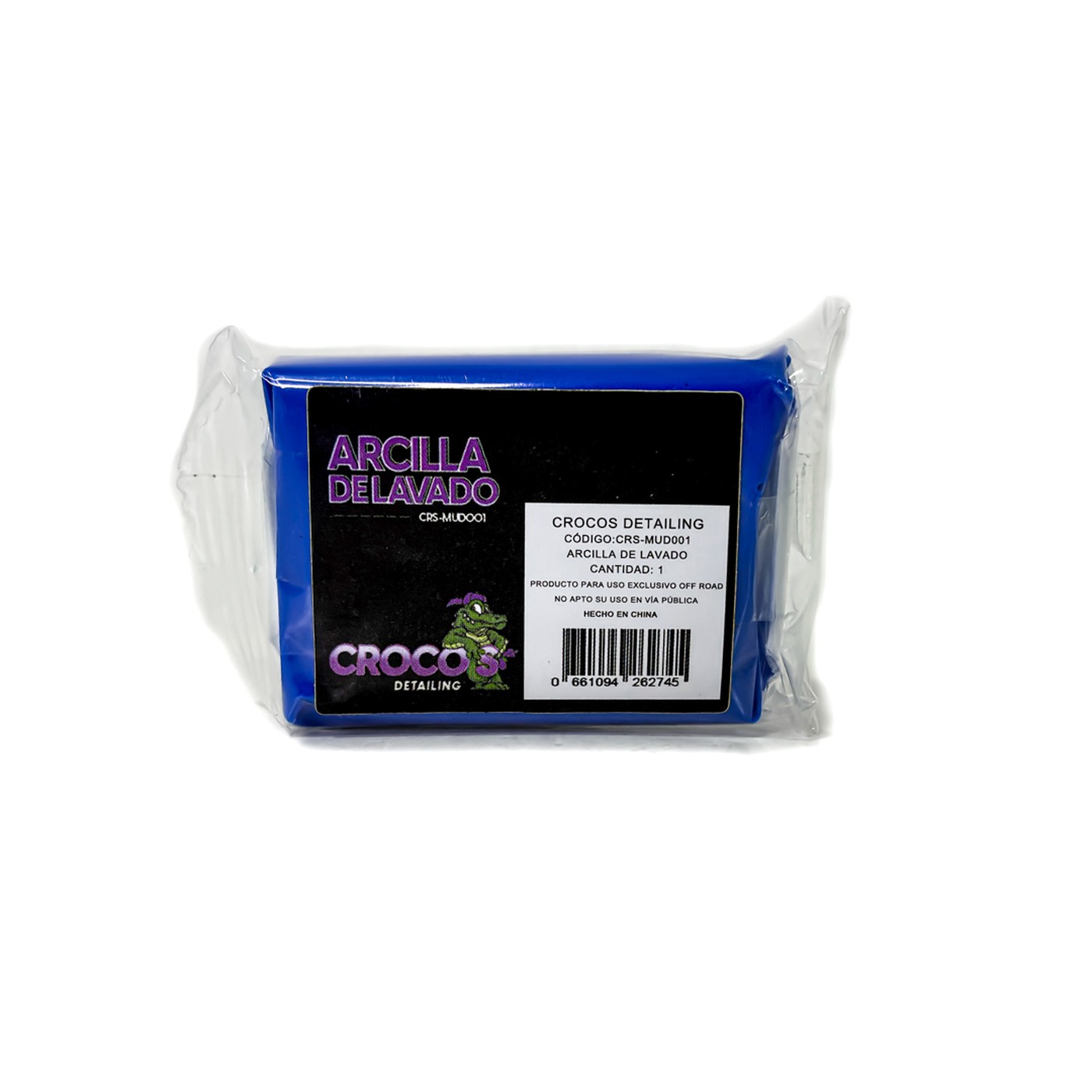 Barra De Arcilla Clay Bar 50 Gr Azul Descontaminante De Pintura Y Vidrios Detailing Auto Crocos