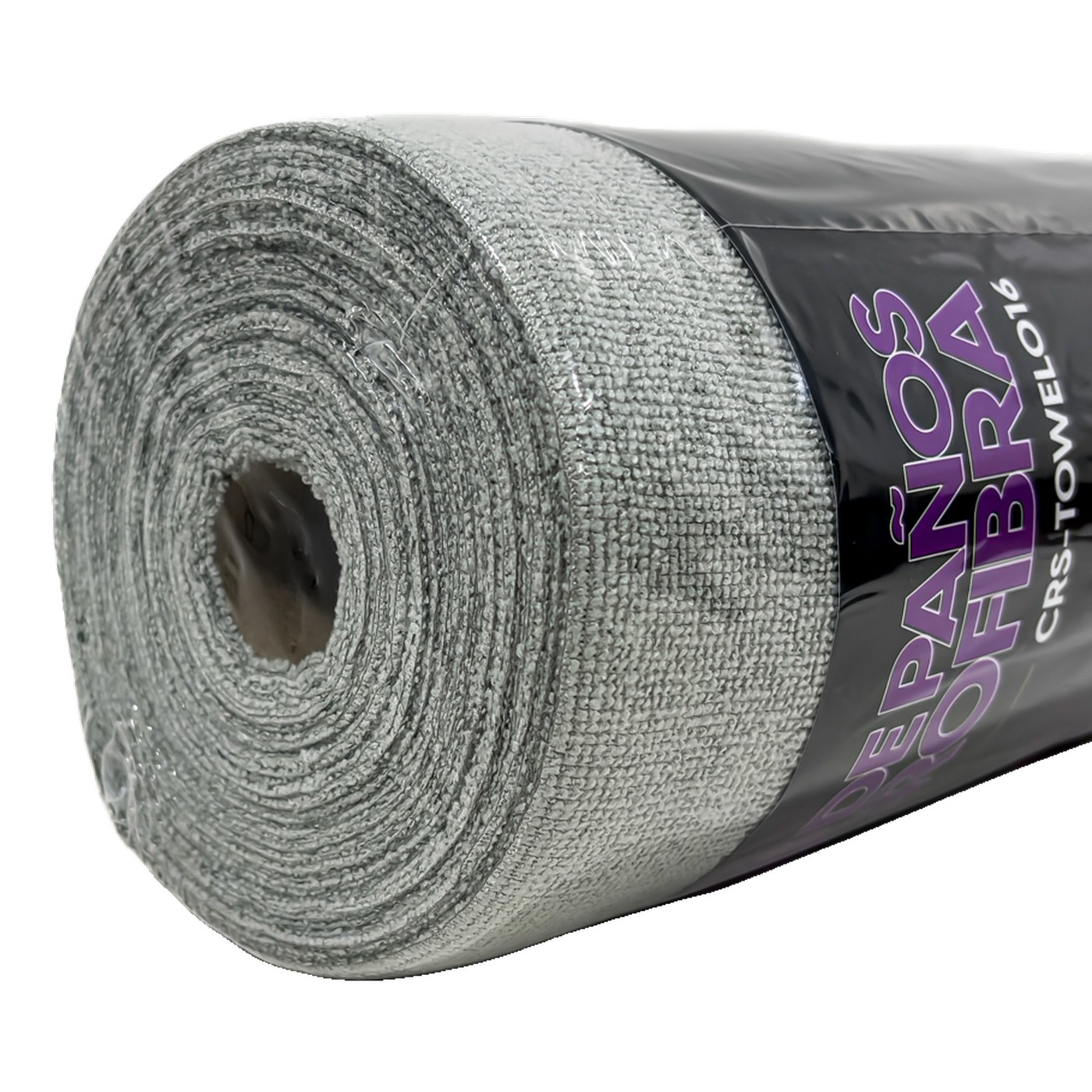 Rollo 50 Paños De Microfibra 30x30 Cm Multiuso Detailing Taller Lavadero Auto Crocos Gris