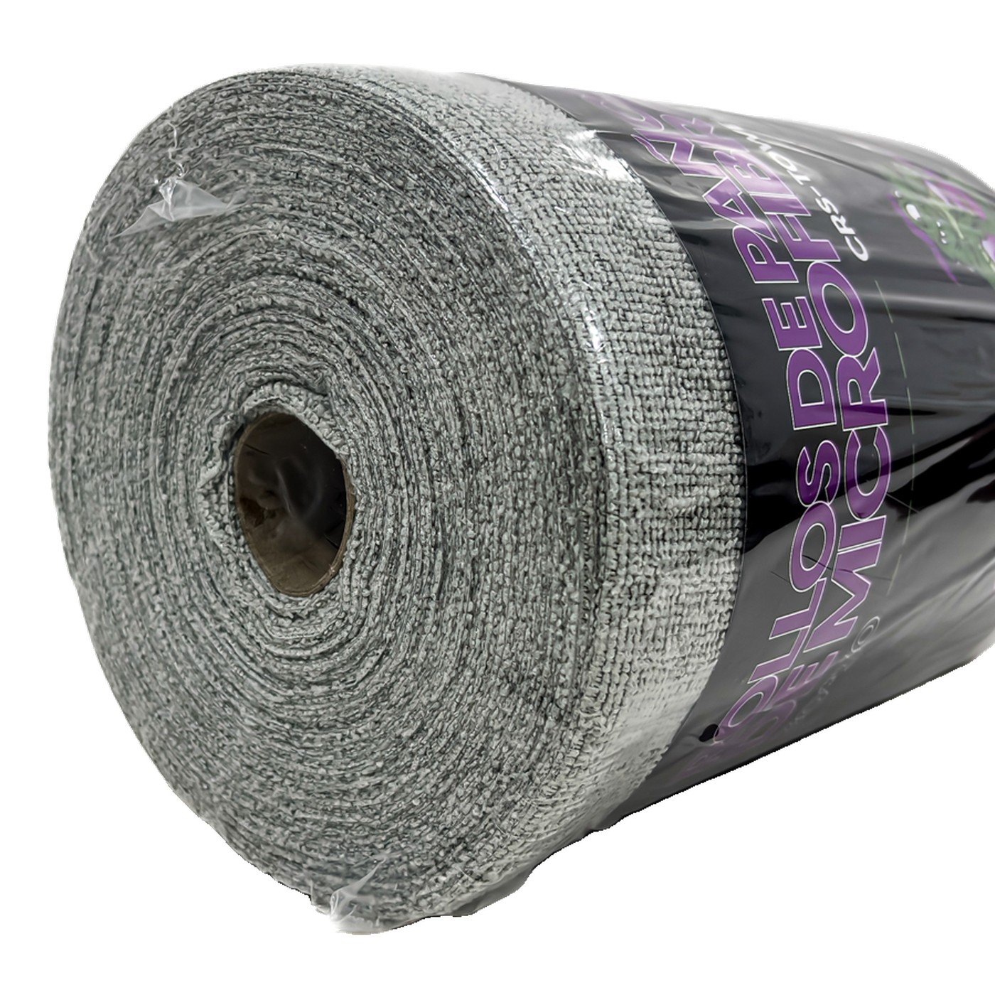 Rollo 75 Paños De Microfibra 30x30 Cm Multiuso Detailing Taller Lavadero Auto Crocos Gris