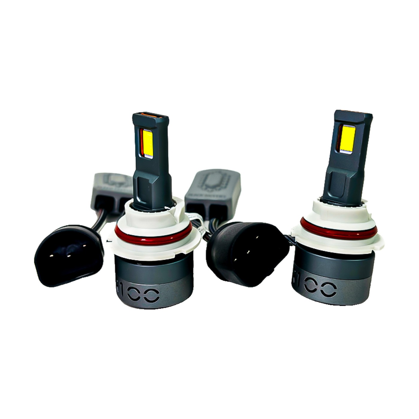 Kit Lamparas Led Hb1 Iron Led Black Sapphire 75w 12v Canbus Chip Csp Con Driver Y Cooler Auto Camioneta 9004