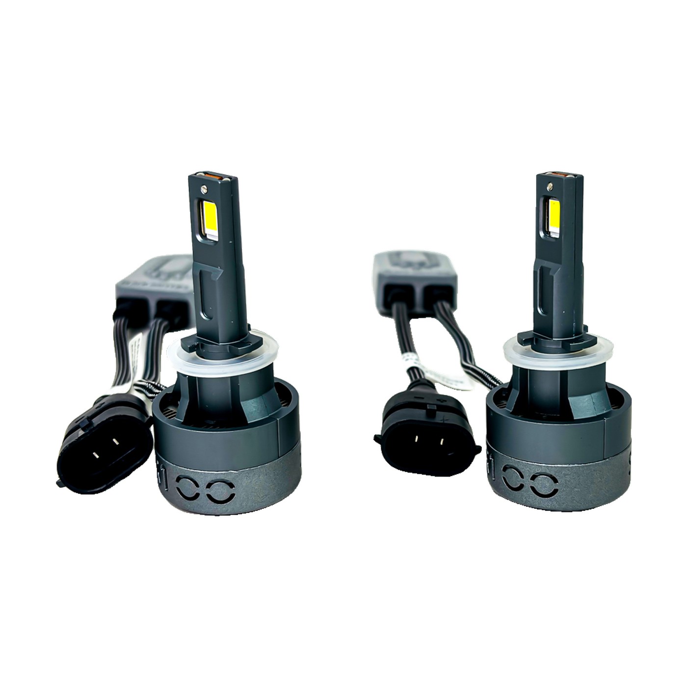 Kit Lamparas Led H27 Santa Fe Tucson I10 Iron Led Black Sapphire 75w 12v Antiniebla