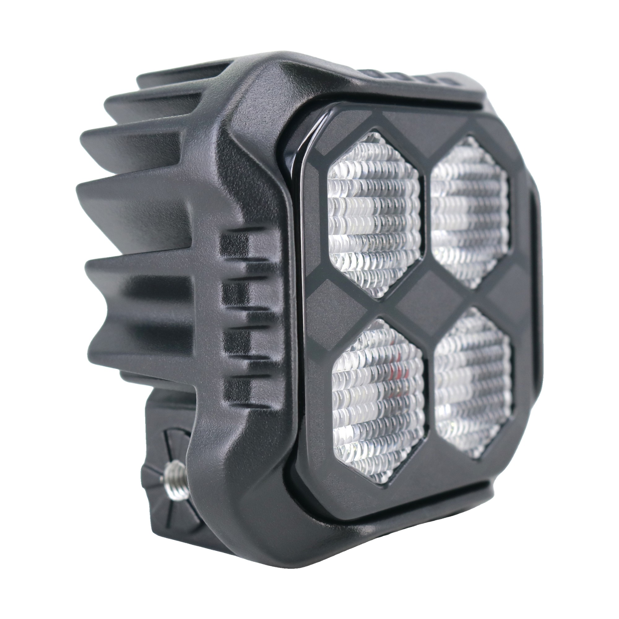 Faro Led Off Road Cuadrado 2,8 Pulgadas 40w 12-24v Blanco 4 Leds Iron Led Blanco