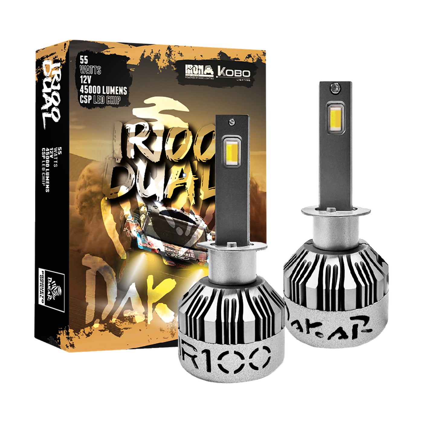 Kit Lamparas Led H3 Nissan X Trail Iron Led Dakar Dual Color Blanco Y Ambar 55w 12v Antiniebla