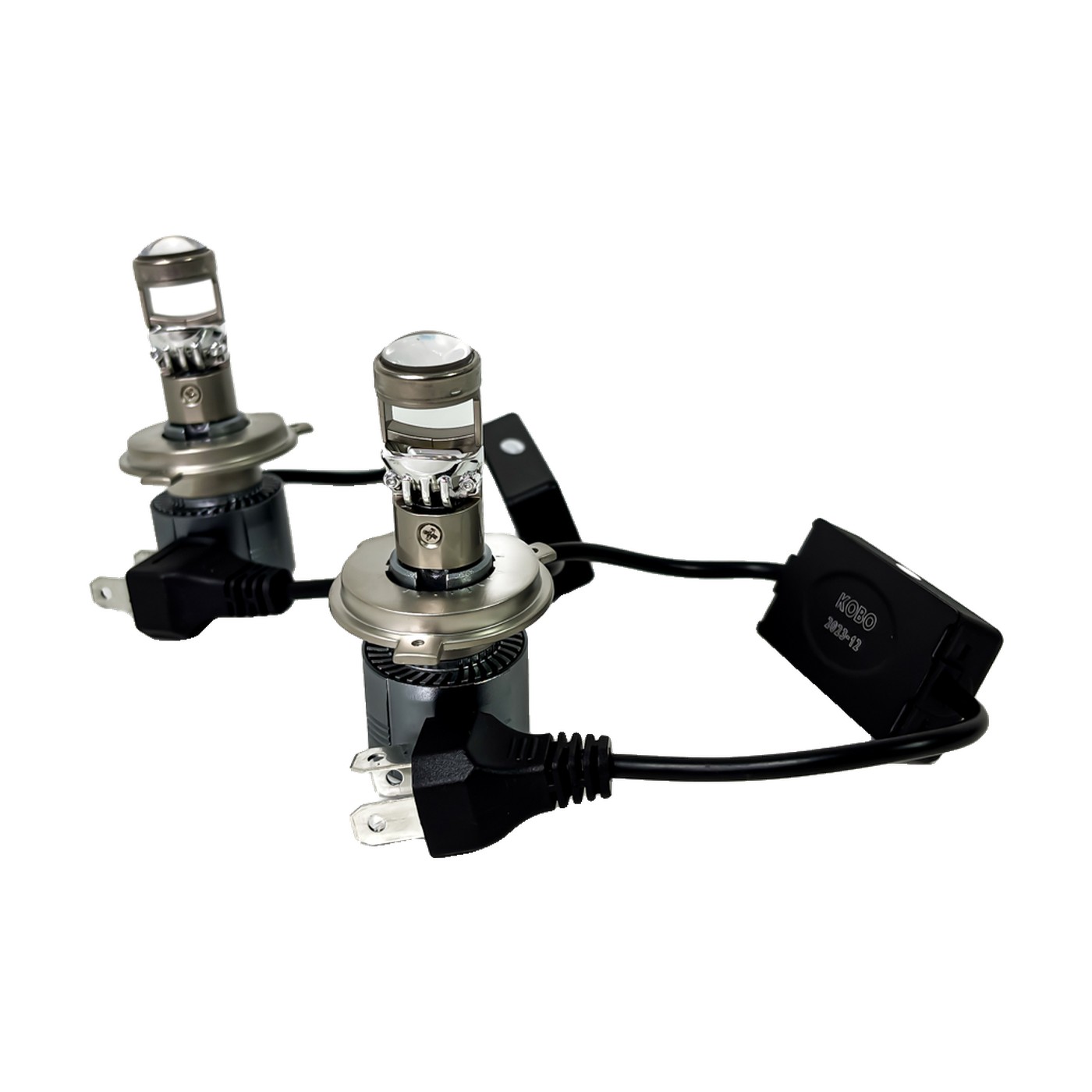 Kit Lamparas Led H4 Camion Daily Iron Led Kb3 Proyector Con Lupa 45w 12v Luz Alta Y Baja