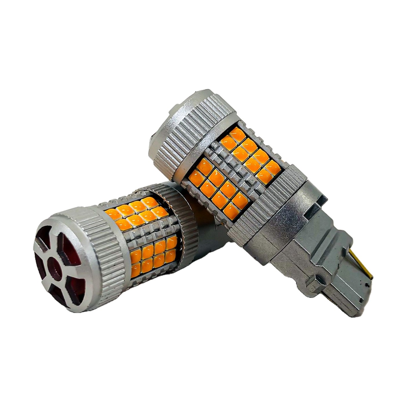 Lamparas Led 3156 Iron Led Canbus 40 Led Cree 24w 12v 24v Par T25 Ámbar