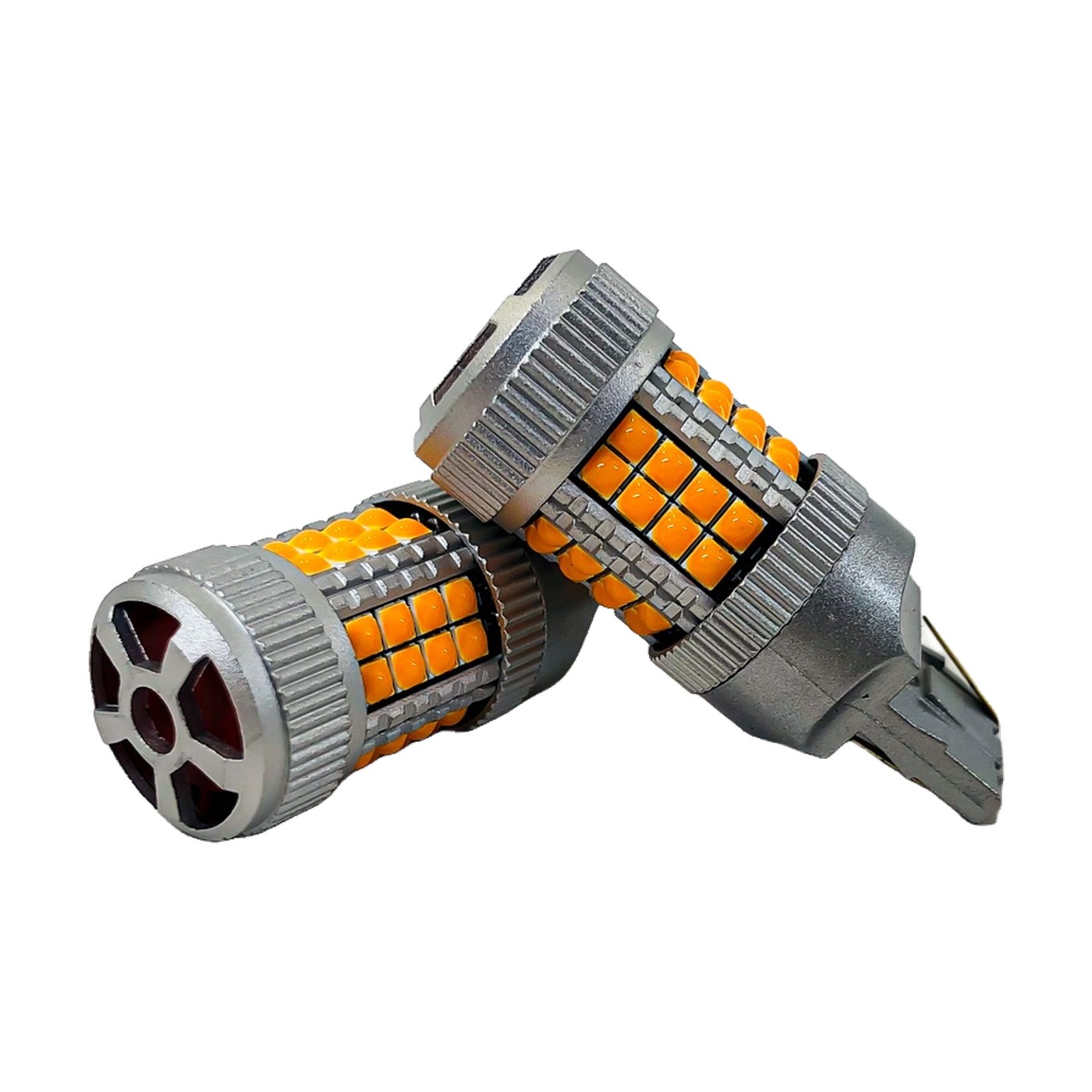 Lamparas Led 7440 Iron Led Canbus 40 Led Cree 24w 12v 24v Par T20 Ámbar