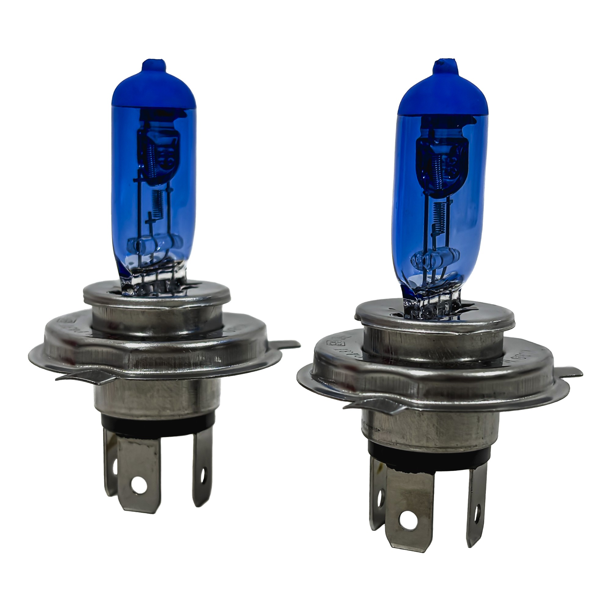 Lampara Halogena H4 Blue Vision Efecto Xenon 12v Para Faro Kobo Blister X2
