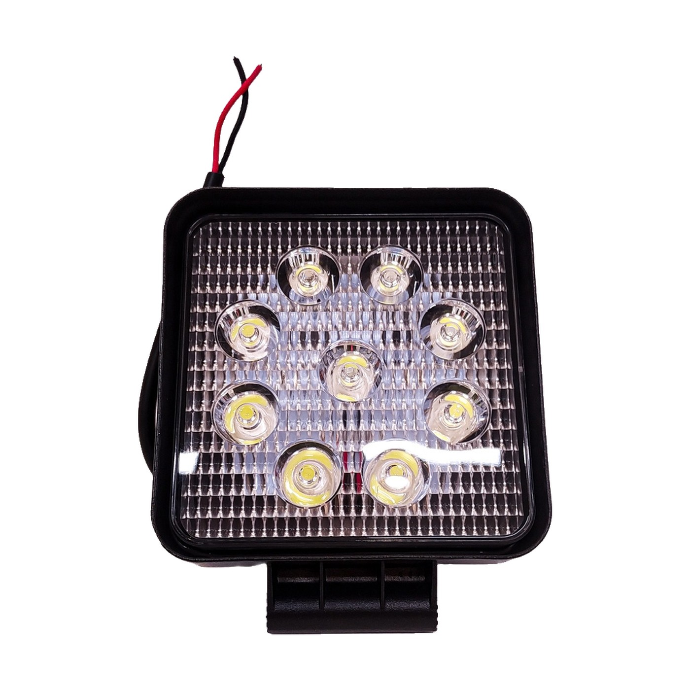 Faro Auxiliar Led Cuadrado 27w 9 Led Spot 12-24v Off Road Blanco Kobo