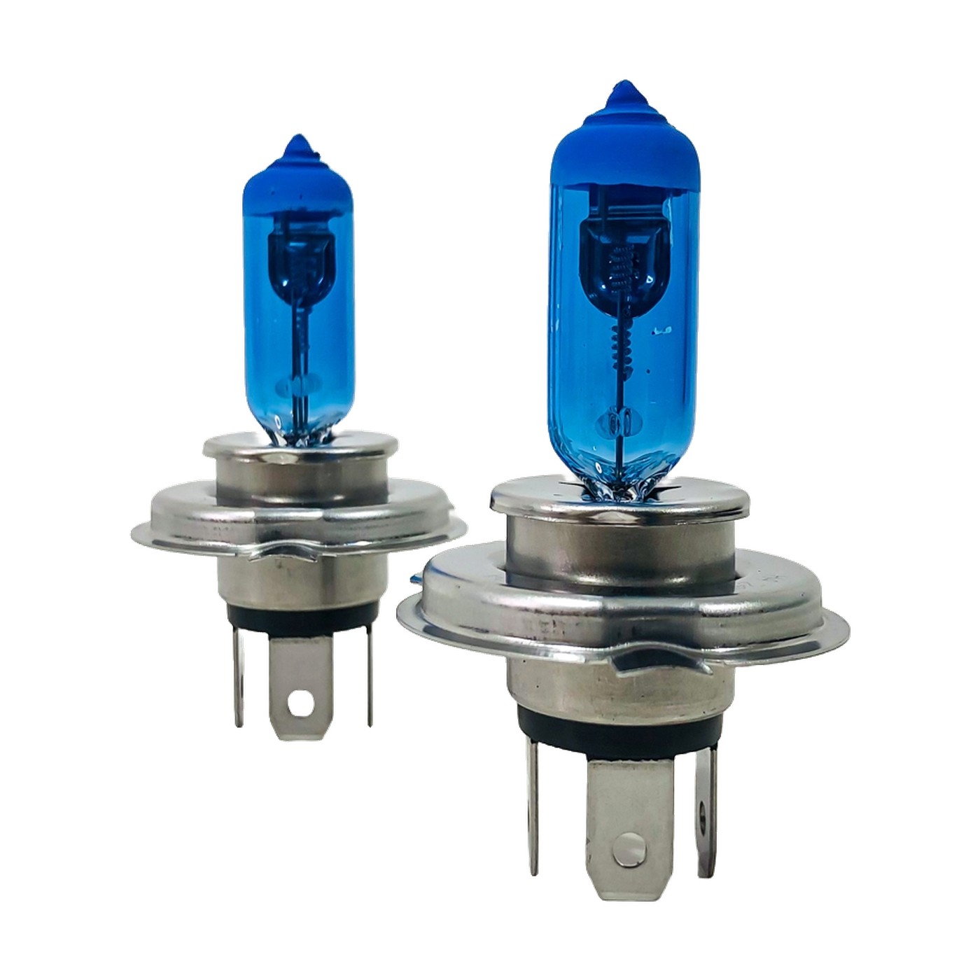 Lampara Halogena H4 Blue Vision Efecto Xenon 12v Para Faro Kobo Blister X2