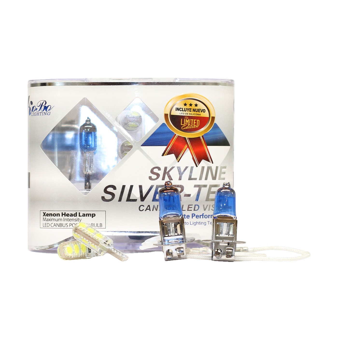 Lampara Halogena H3 Sky Line Canbus 12v 55w Para Faro Kobo Blister X4