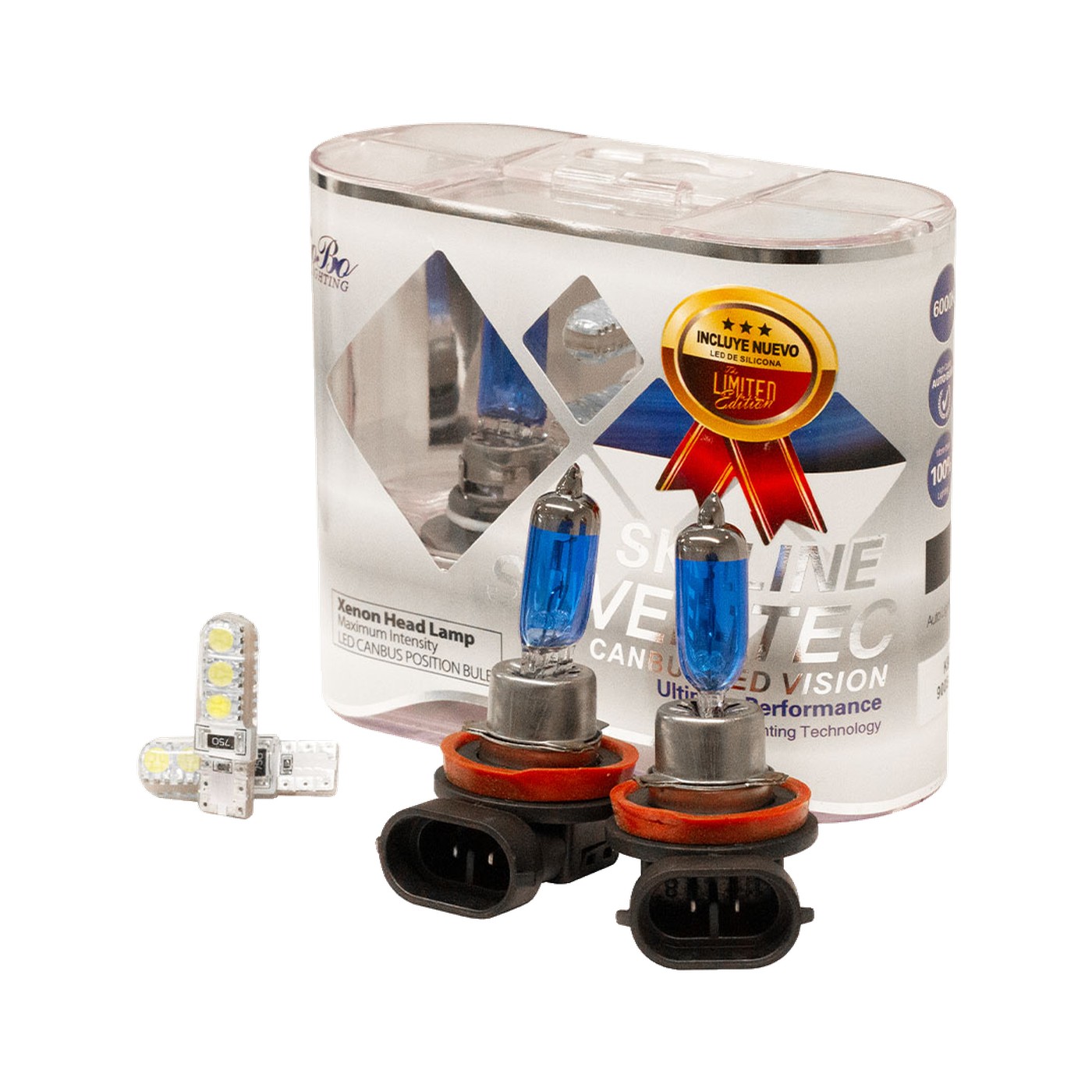 Lampara Halogena H11 Sky Line Canbus 12v 55w Para Faro Kobo Blister X4