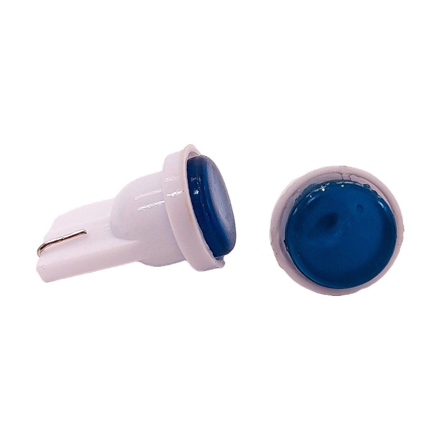 Lampara Led W5w Cob 12v Azul X2 Kobo T10