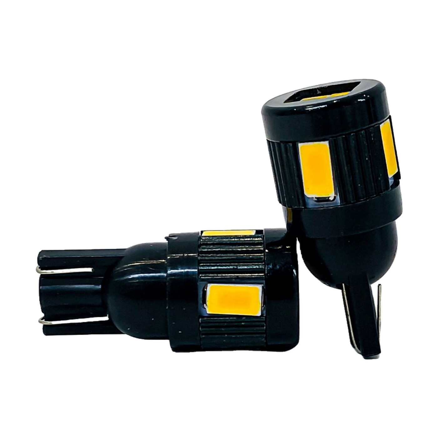 Lampara Led W5w Cree 6 Led Canbus 12v Ambar X2 Kobo T10