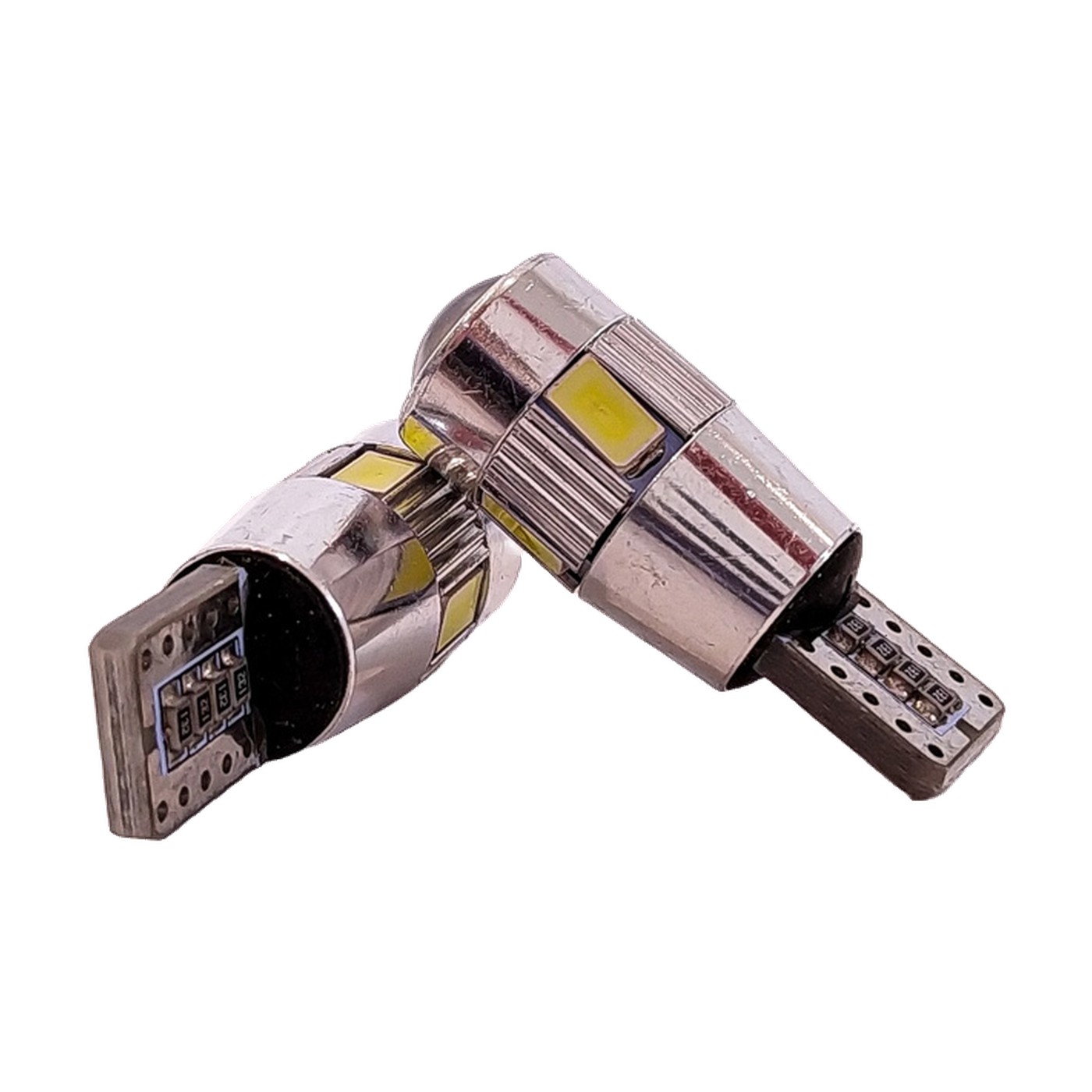 Lampara Led W5w Cree 6 Led Con Lupa 12v Blanco X2 Kobo T10