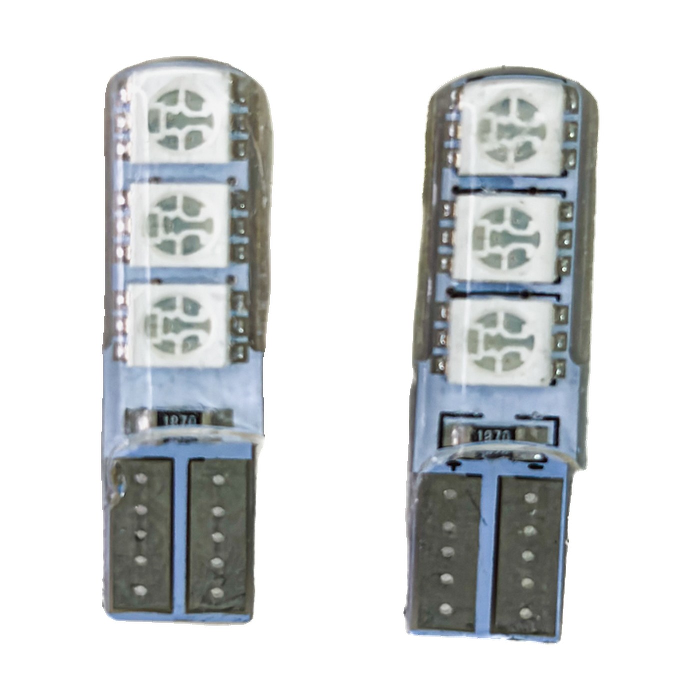 Lampara Led W5w Siliconado Canbus 6 Led 2835 12v Rojo X2 Kobo T10