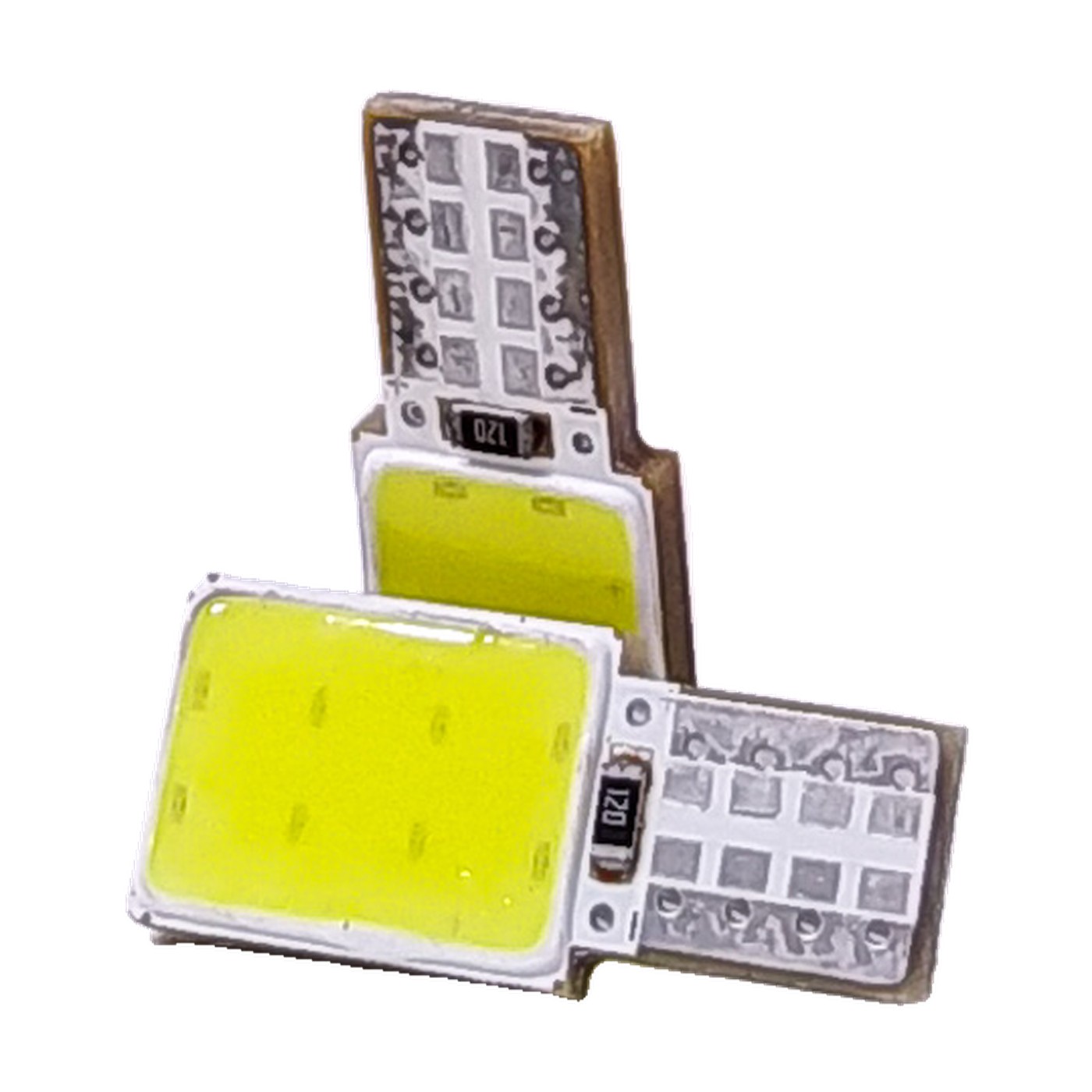 Lampara Led W5w Cob 12 Chips 12v Blanco X2 Kobo T10