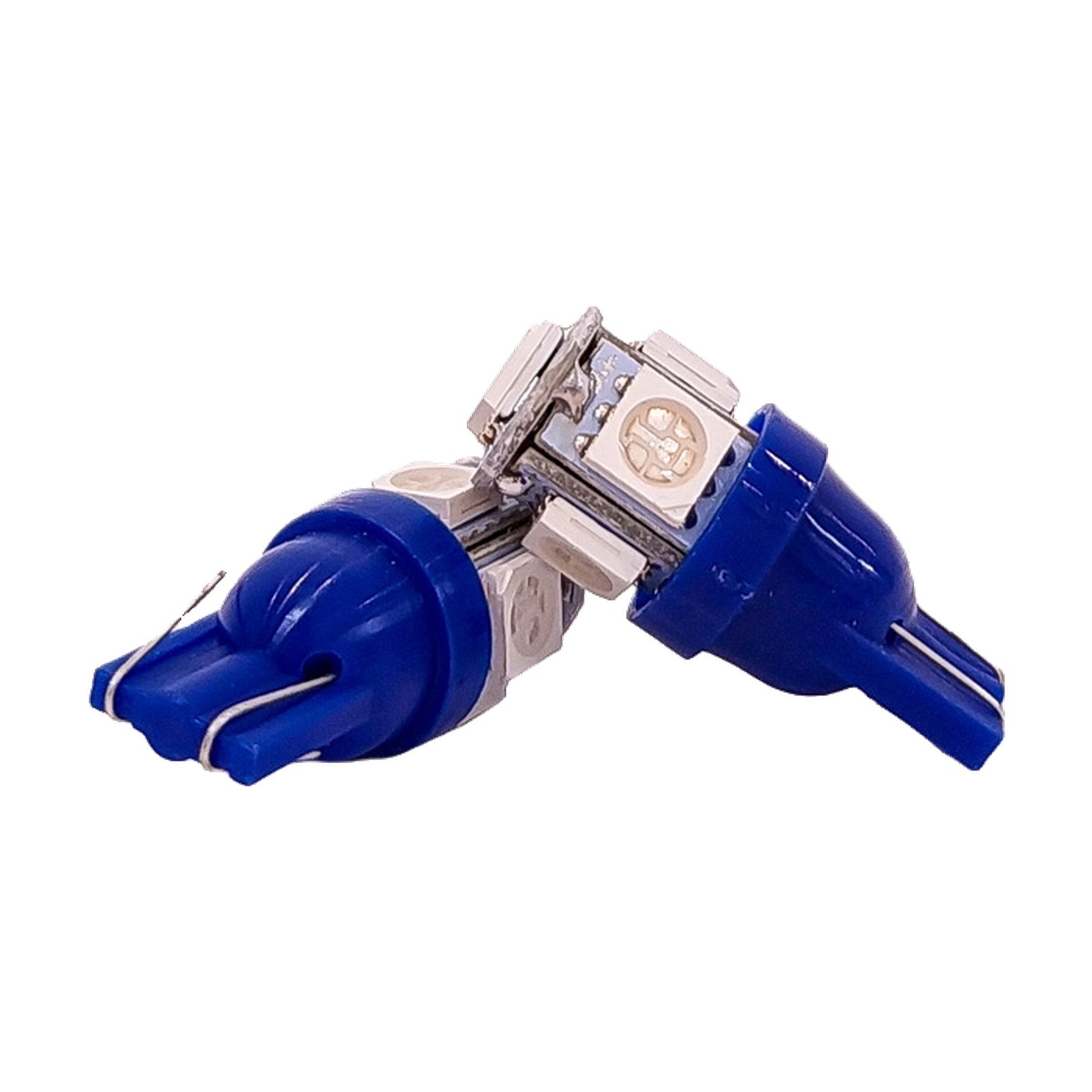 Lampara Led W5w Smd 5 Led 5050 24v Azul X2 Kobo T10