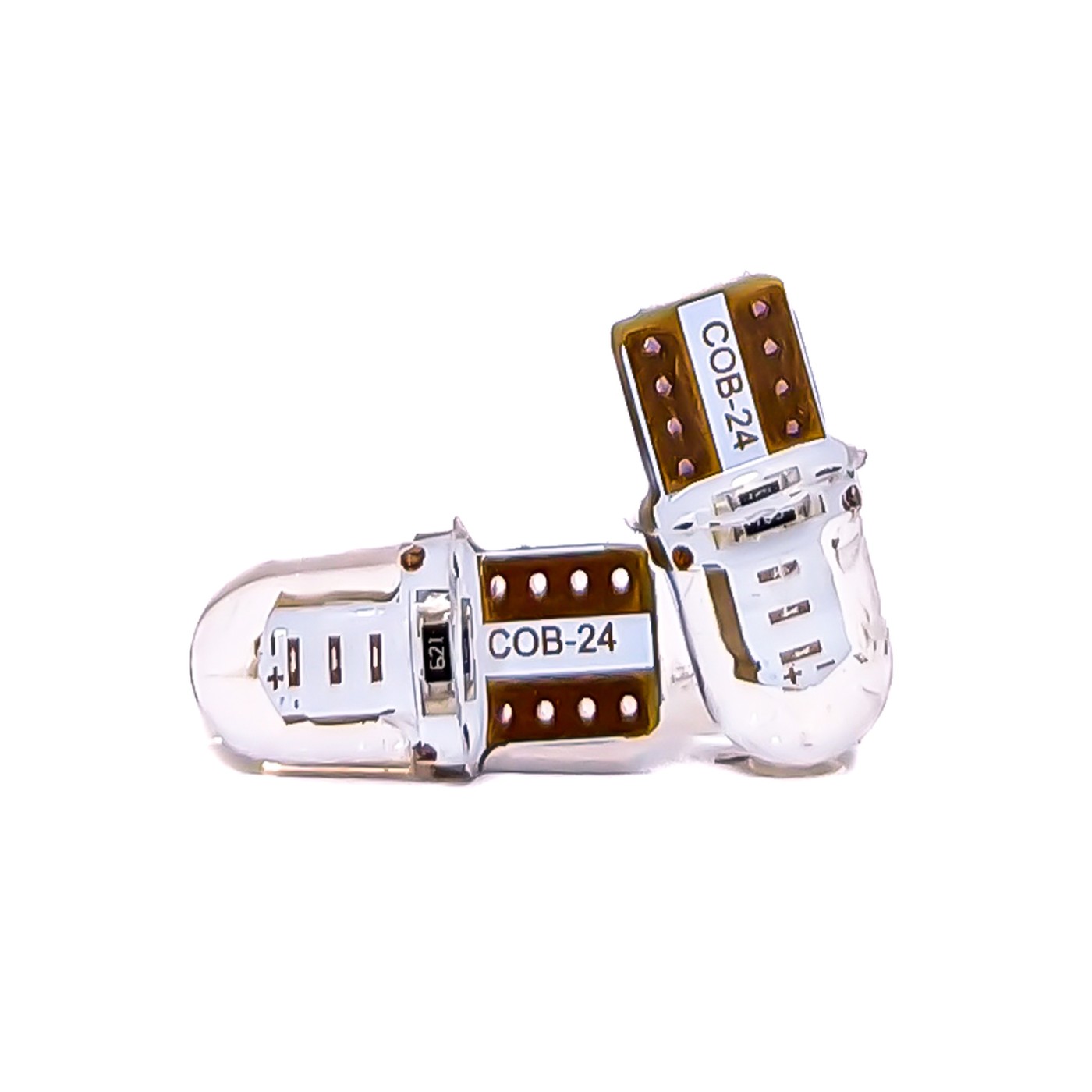 Lampara Led W5w Cob Mini Siliconado 24v Azul X2 Kobo T10