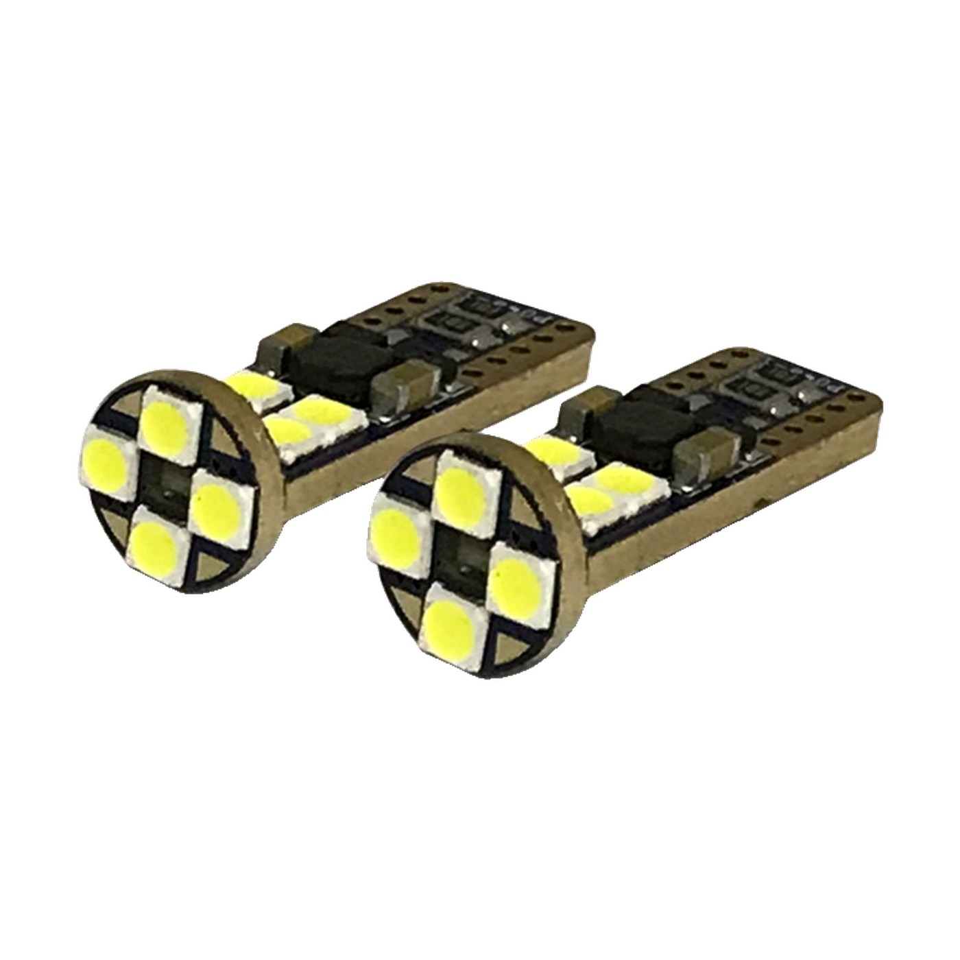 Lampara Led W5w Canbus 12 Led Smd 12v Blanco X2 Kobo T10