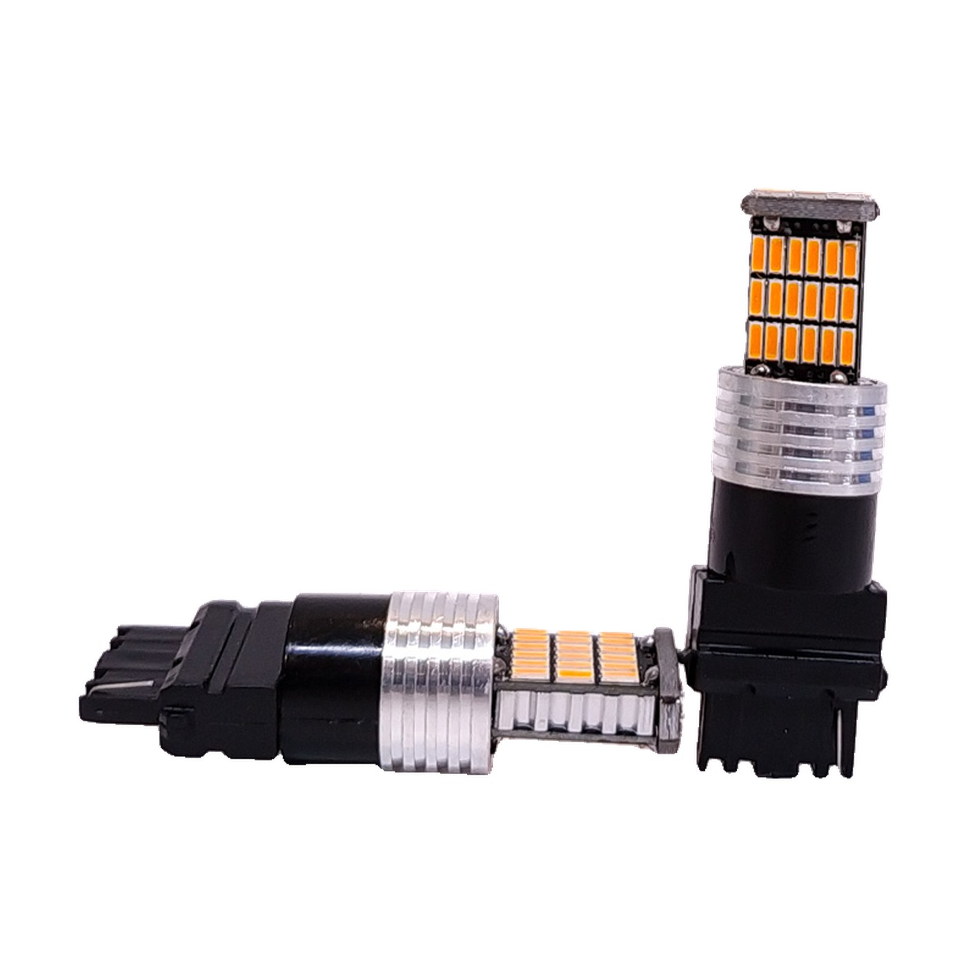 Lampara Led 3156 P27w Canbus 45 Led 3014 12-24v Ambar X2 Kobo T25