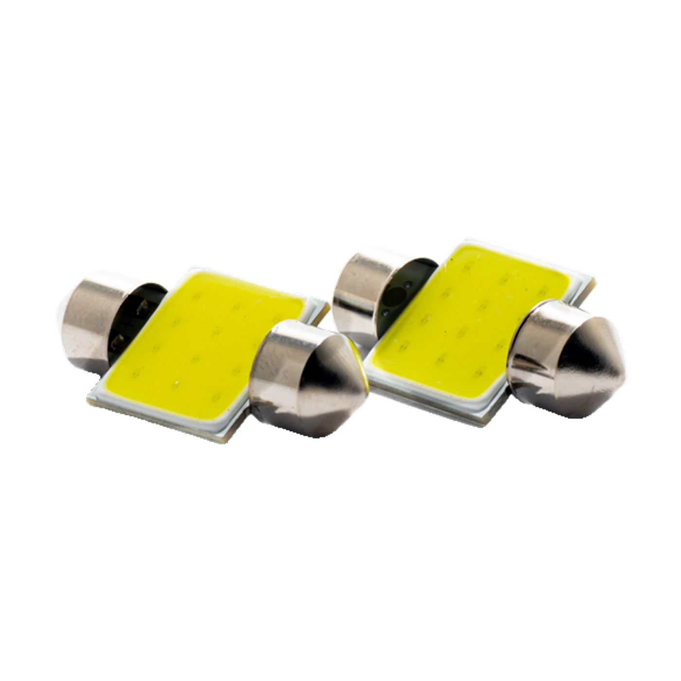 Lampara Led 31mm Cob 12v Blanco X2 Kobo Tubular