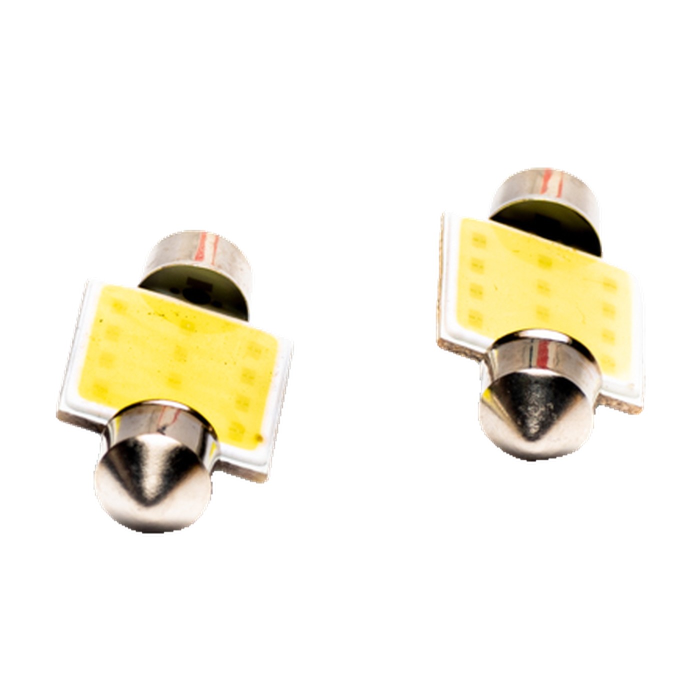 Lampara Led 36mm Cob 12v Blanco X2 Kobo Tubular